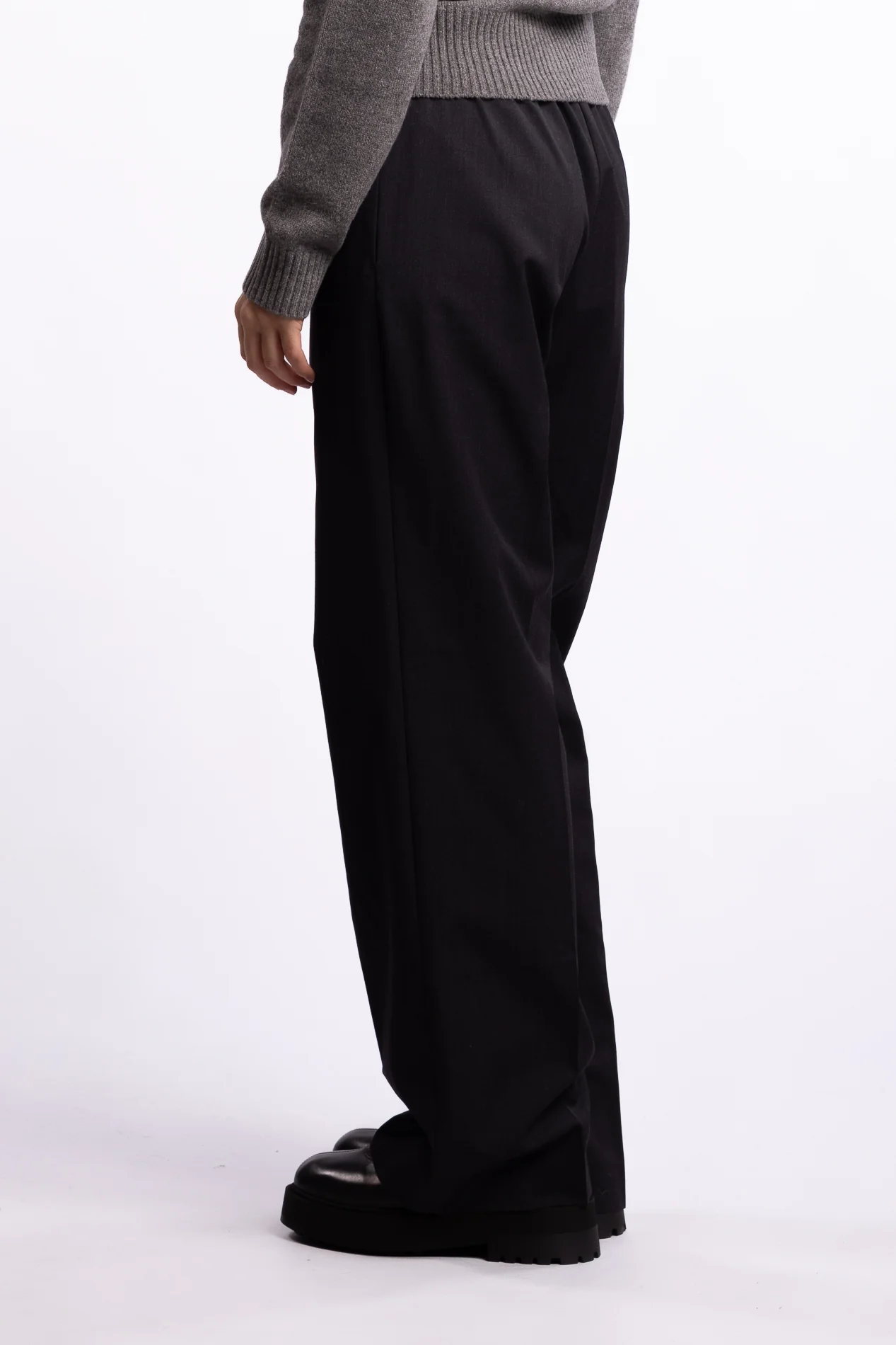 Satovi Trousers 15449 - Black Mel. - Image 2
