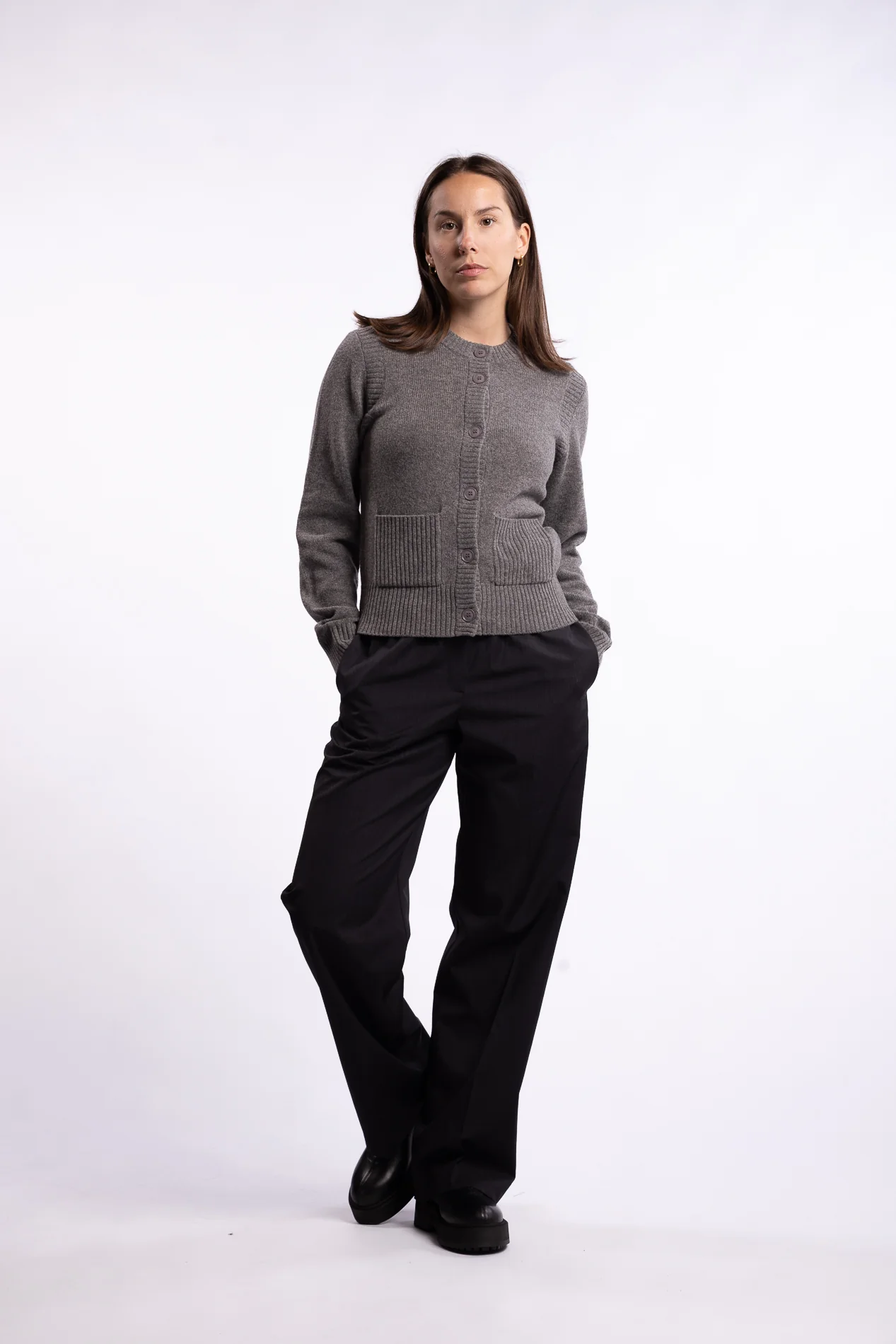Satovi Trousers 15449 - Black Mel. - Image 6