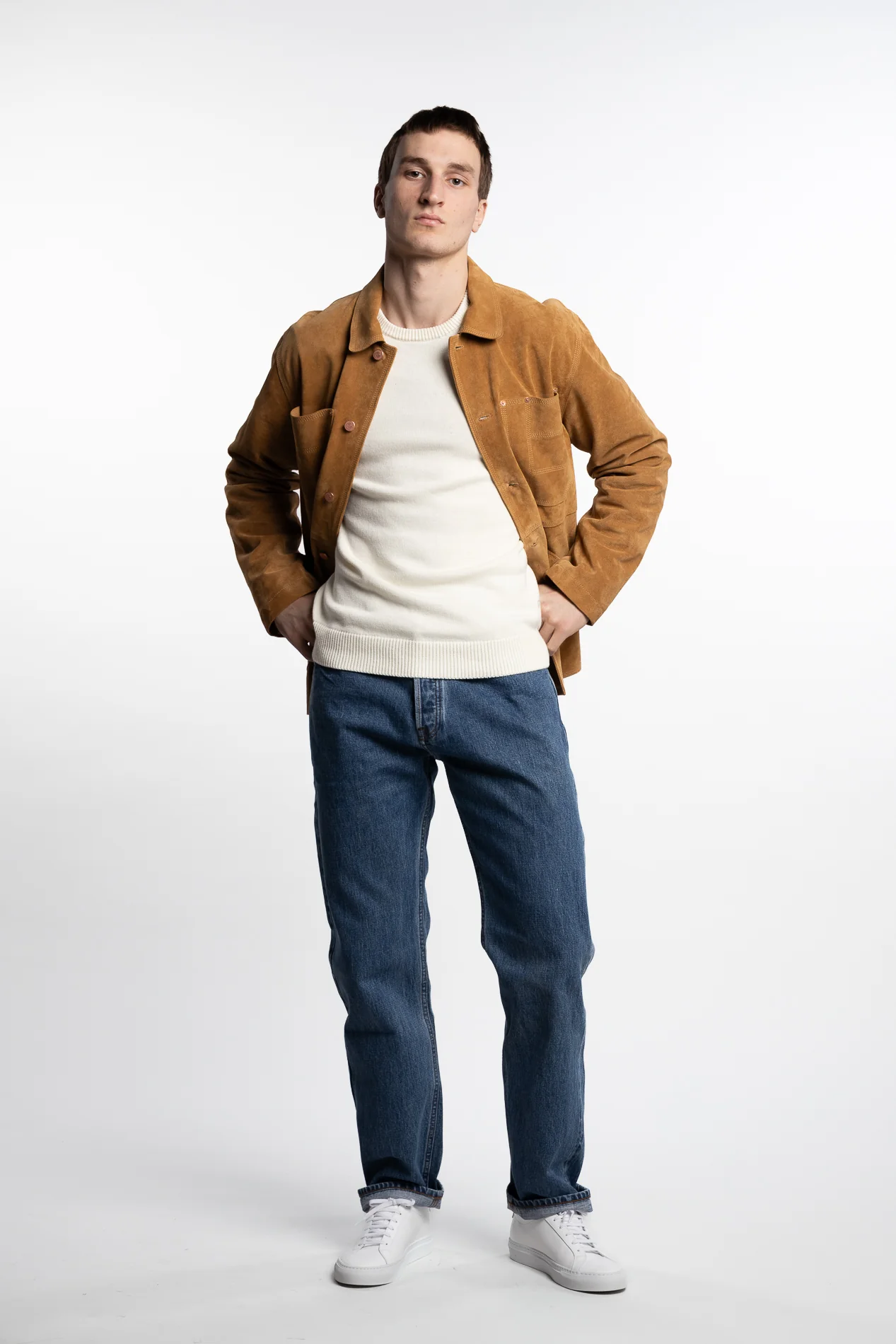 Welder Jacket Sand Suede - Image 2