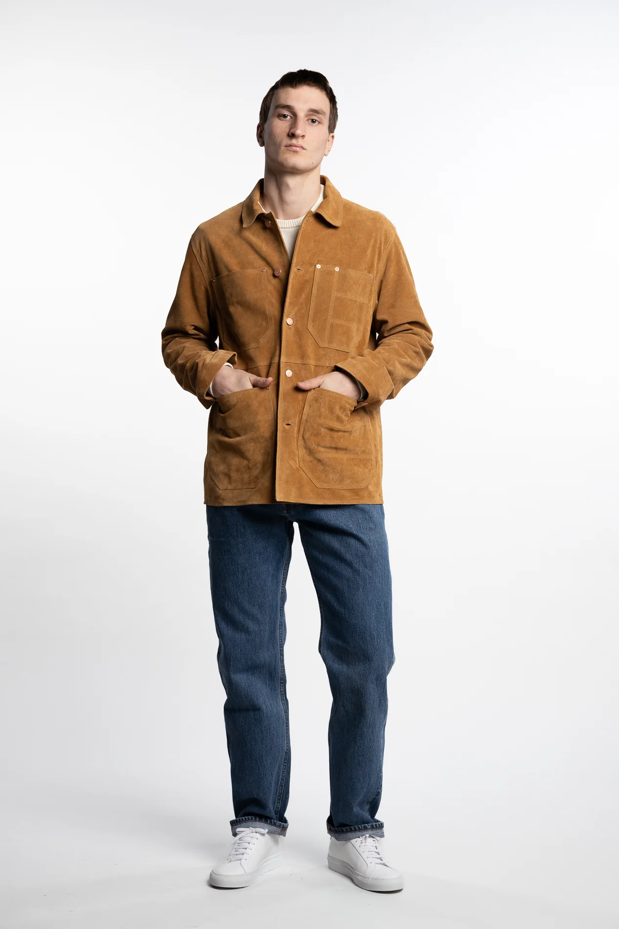 Welder Jacket Sand Suede - Image 3
