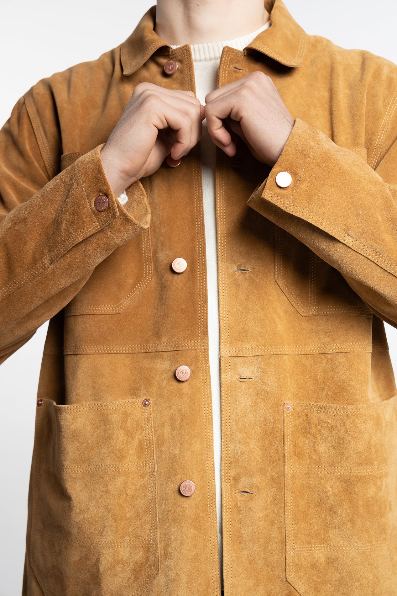 Welder Jacket Sand Suede - Image 5