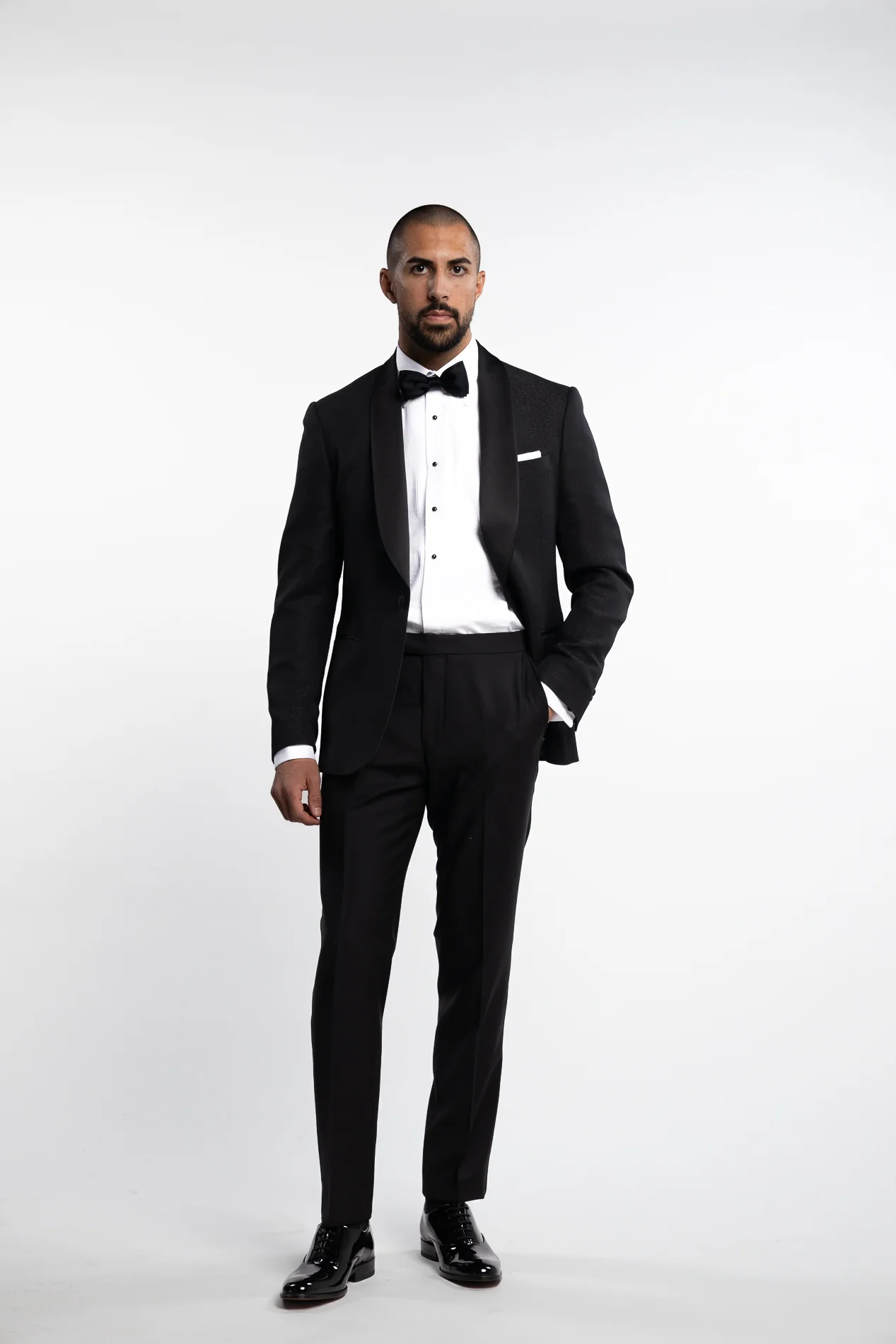 Tuxedo Regular Fit Jacket Black - Image 9