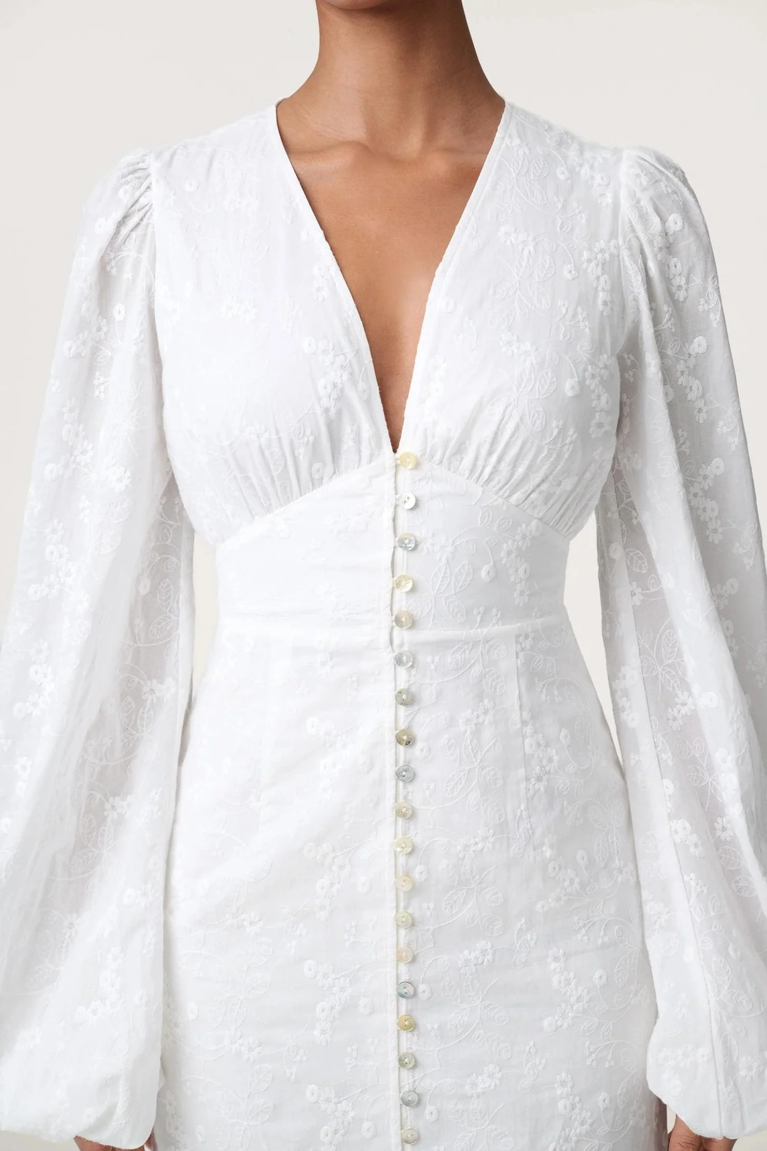 Positano dress- White Embroidery - Image 3