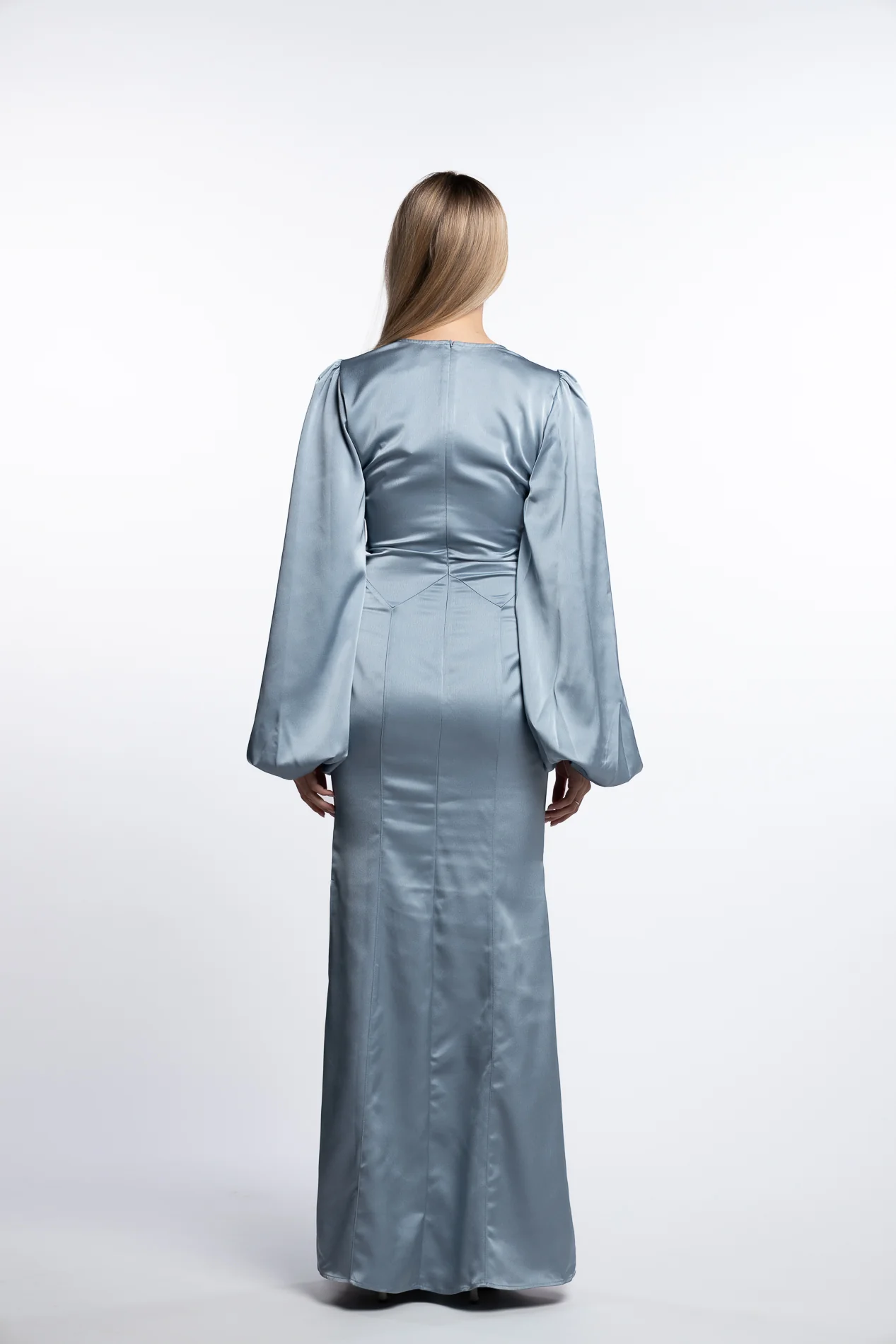 Andora Maxi Dress- Light Blue - Image 7