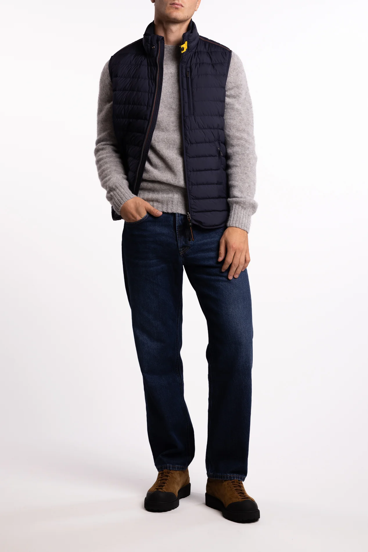 Perfect Down Vest Blue Navy - Image 5