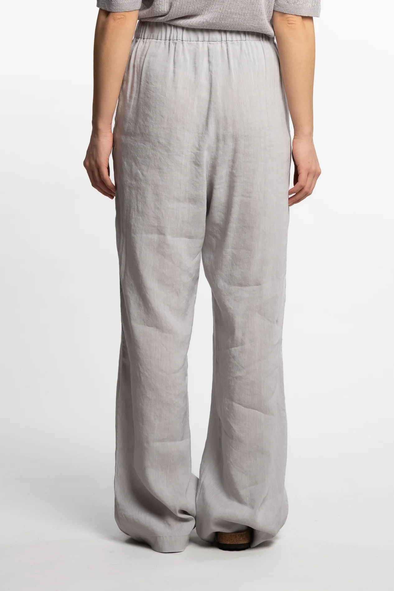 Trousers Mariano Leize- Argento - Image 4