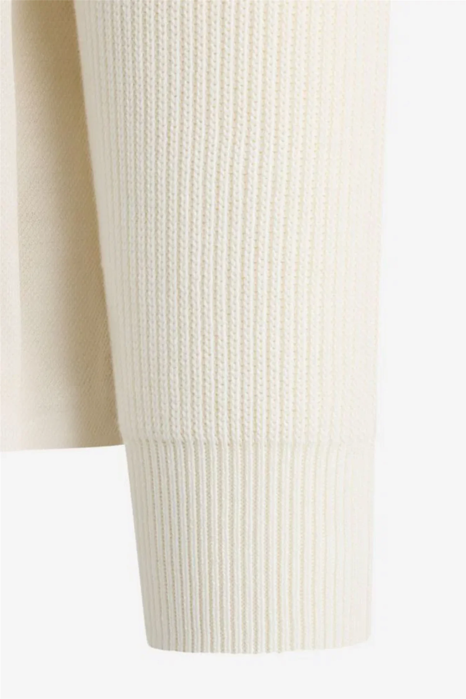 Blazer Cotton Rib With Hood Cream - Image 4