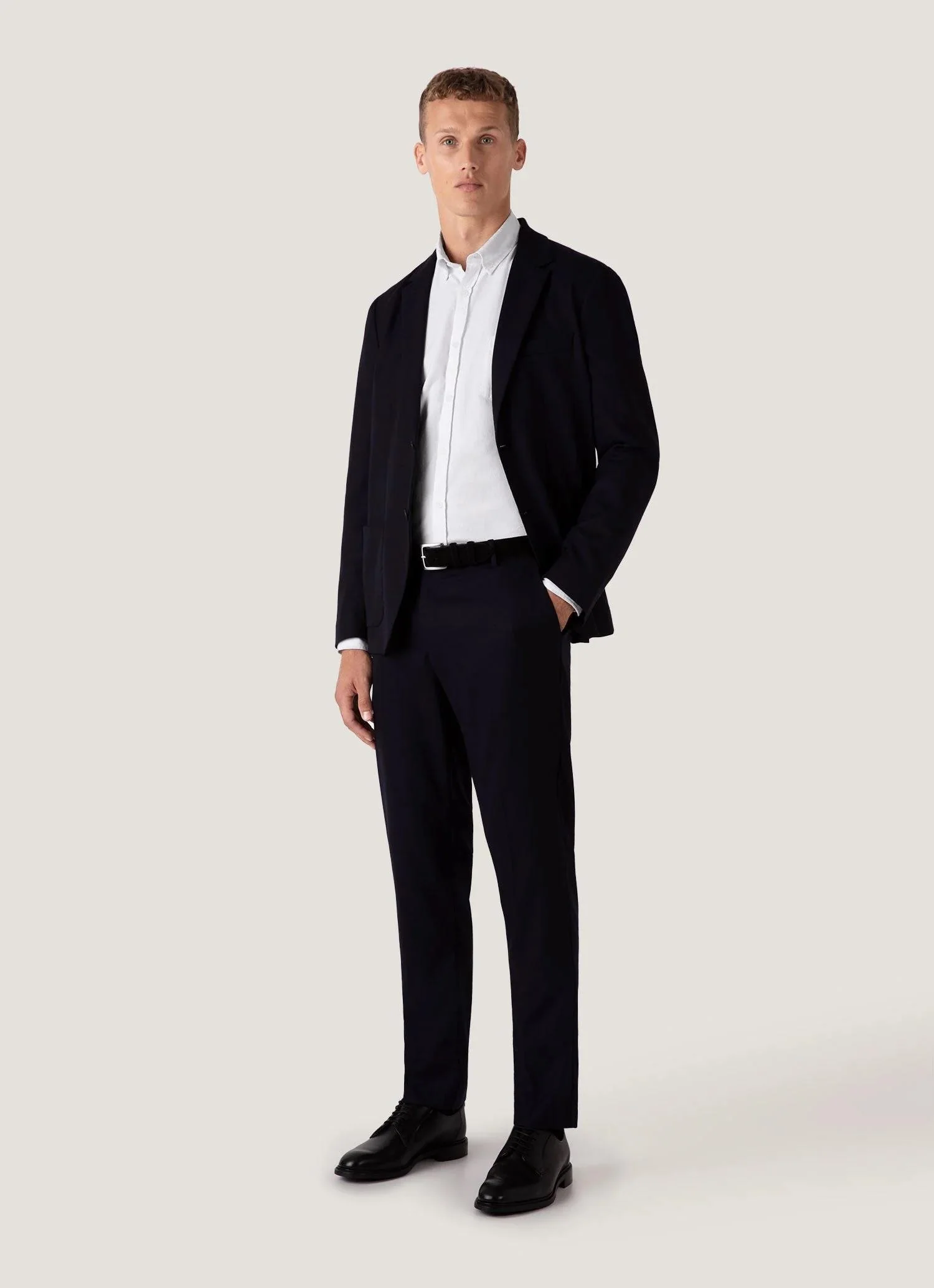 Button Down Oxford Shirt White - Image 3