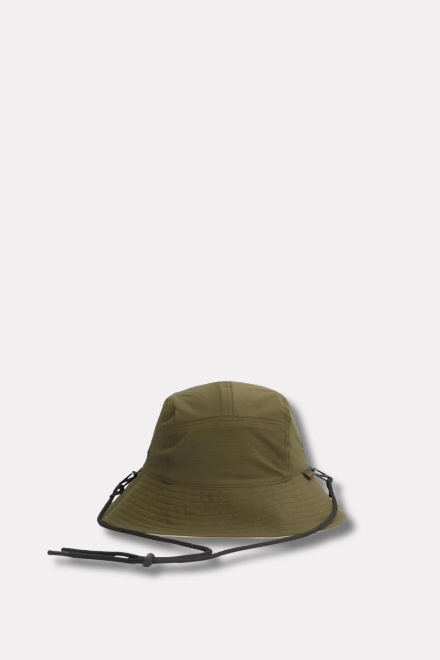 Barbour Bidlam Showerproof Reversible Bucket Hat Concrete/Olive - Image 2