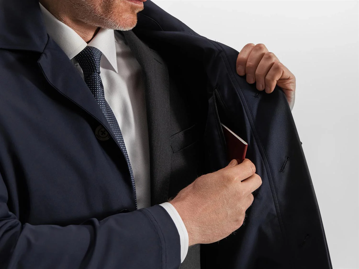 Maestro Coat Navy - Image 6