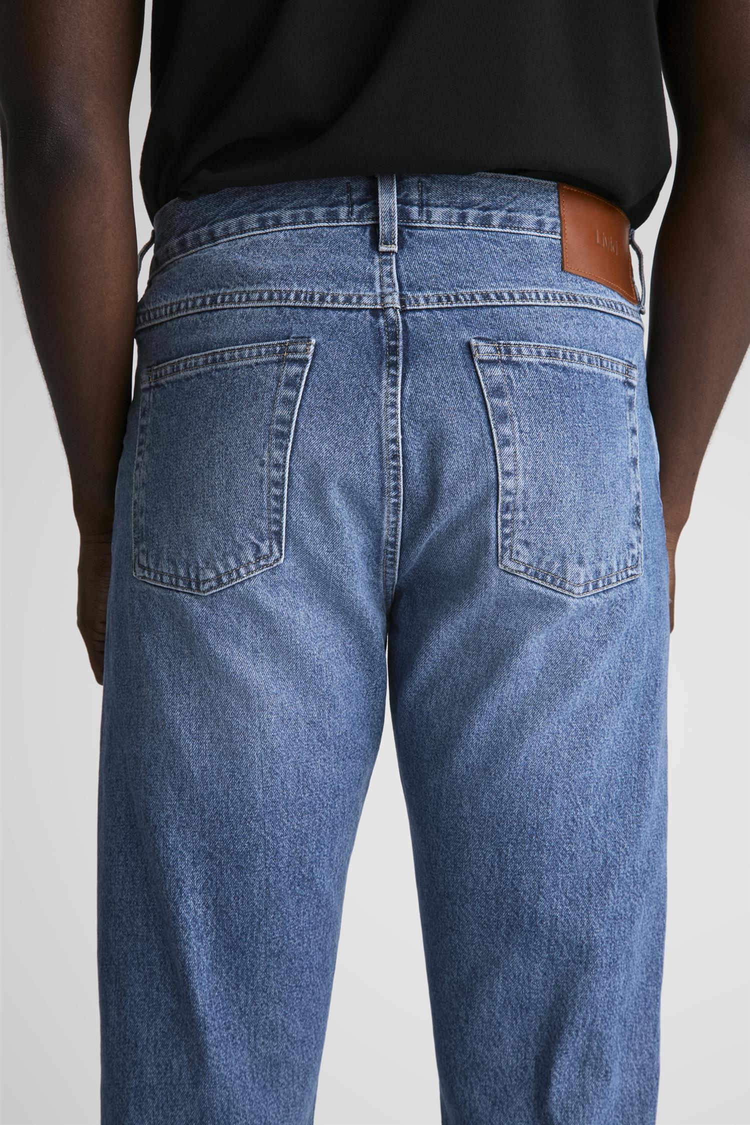 Kai Relaxed Tapered Fit Jeans Japan New Blue - Image 10