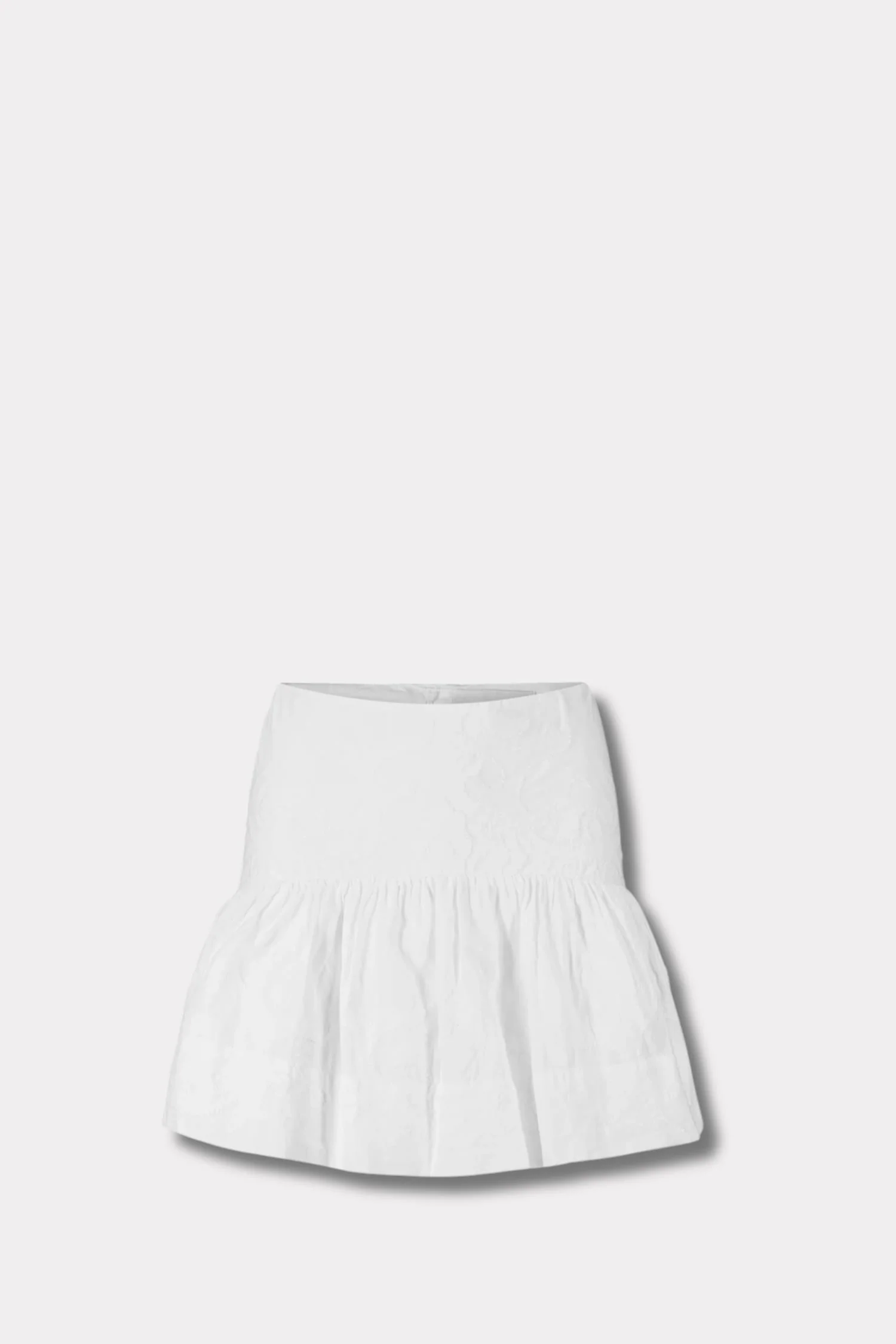 Anya Embroidery Skirt- White - Image 7