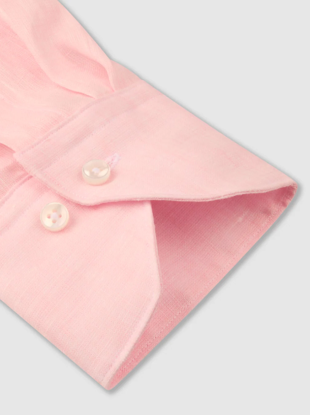 1899 Regular Fit Linen Shirt Light Pink - Image 3