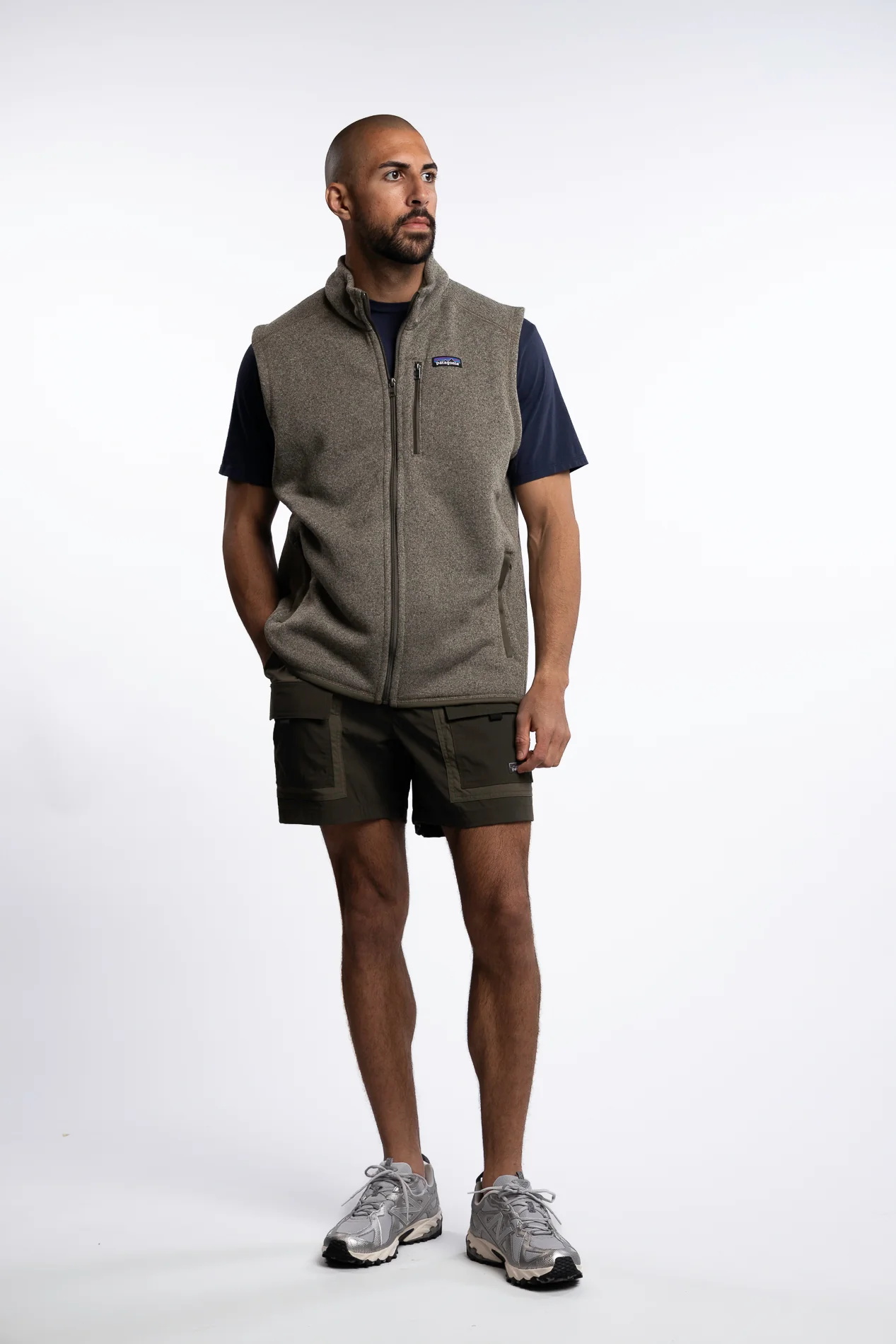 M Better Sweater Vest River Rock Green - Image 5