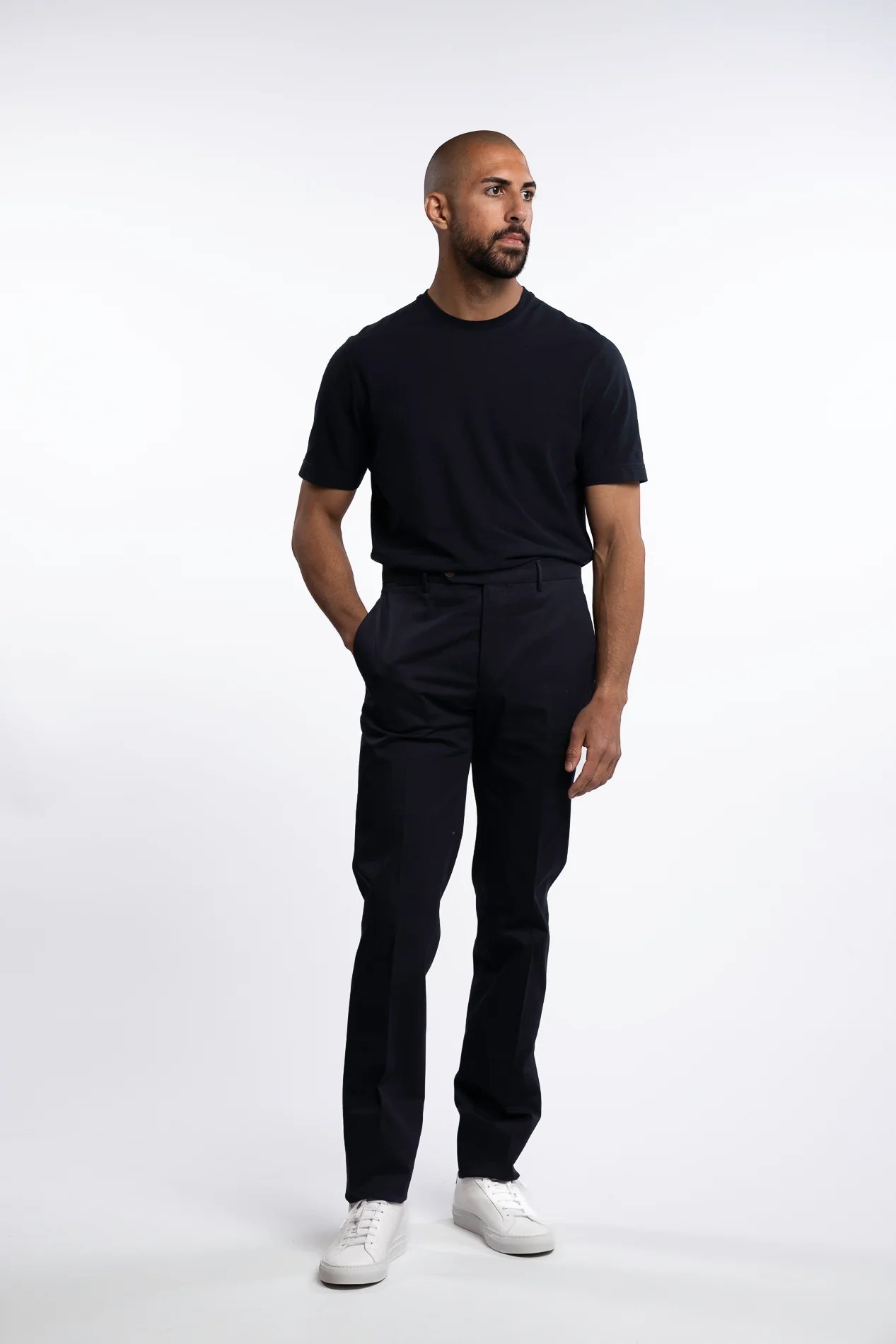 Vulcano Cotton Chinos Navy - Image 5