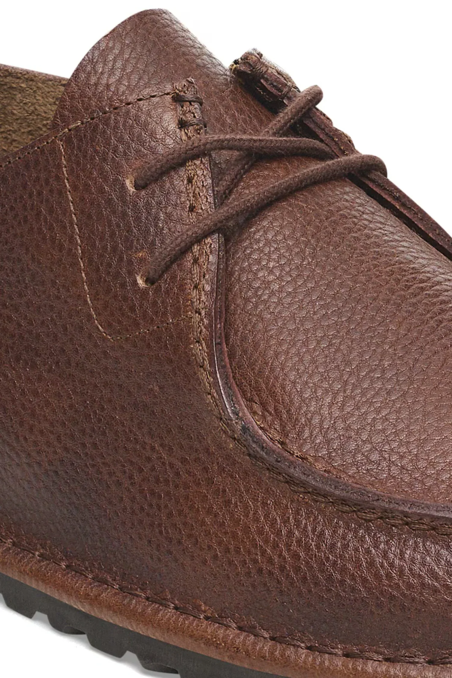 Men's Utti Lace Natural Leather Roast - Image 6