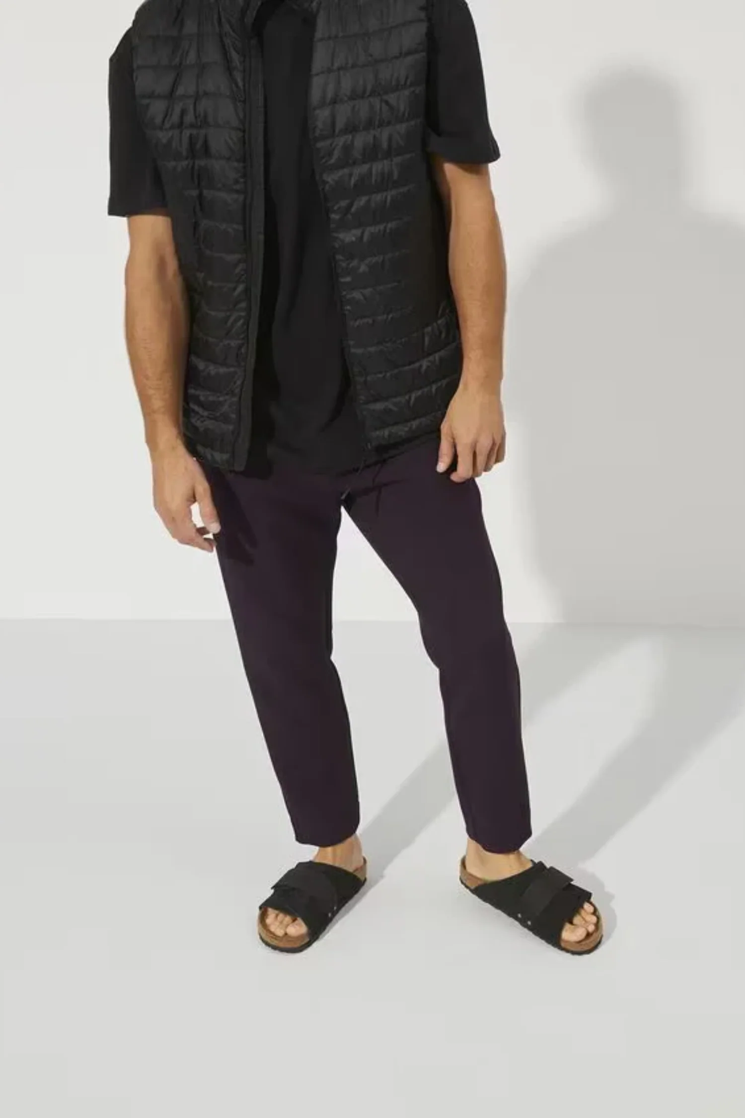 Men's Kyoto Nubuck/Suede Leather Black - Image 3