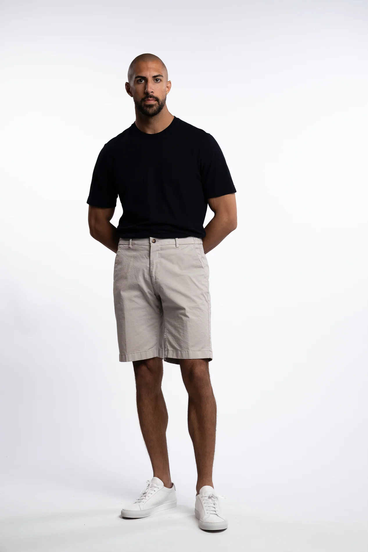 Bermuda Cotton Shorts Pomice - Image 5