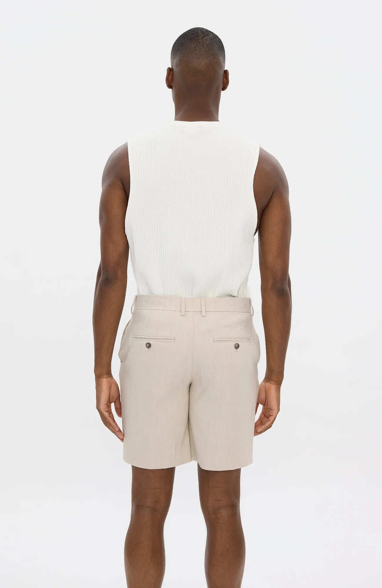 AlvinPL Shorts 769 Sand Linen - Image 3
