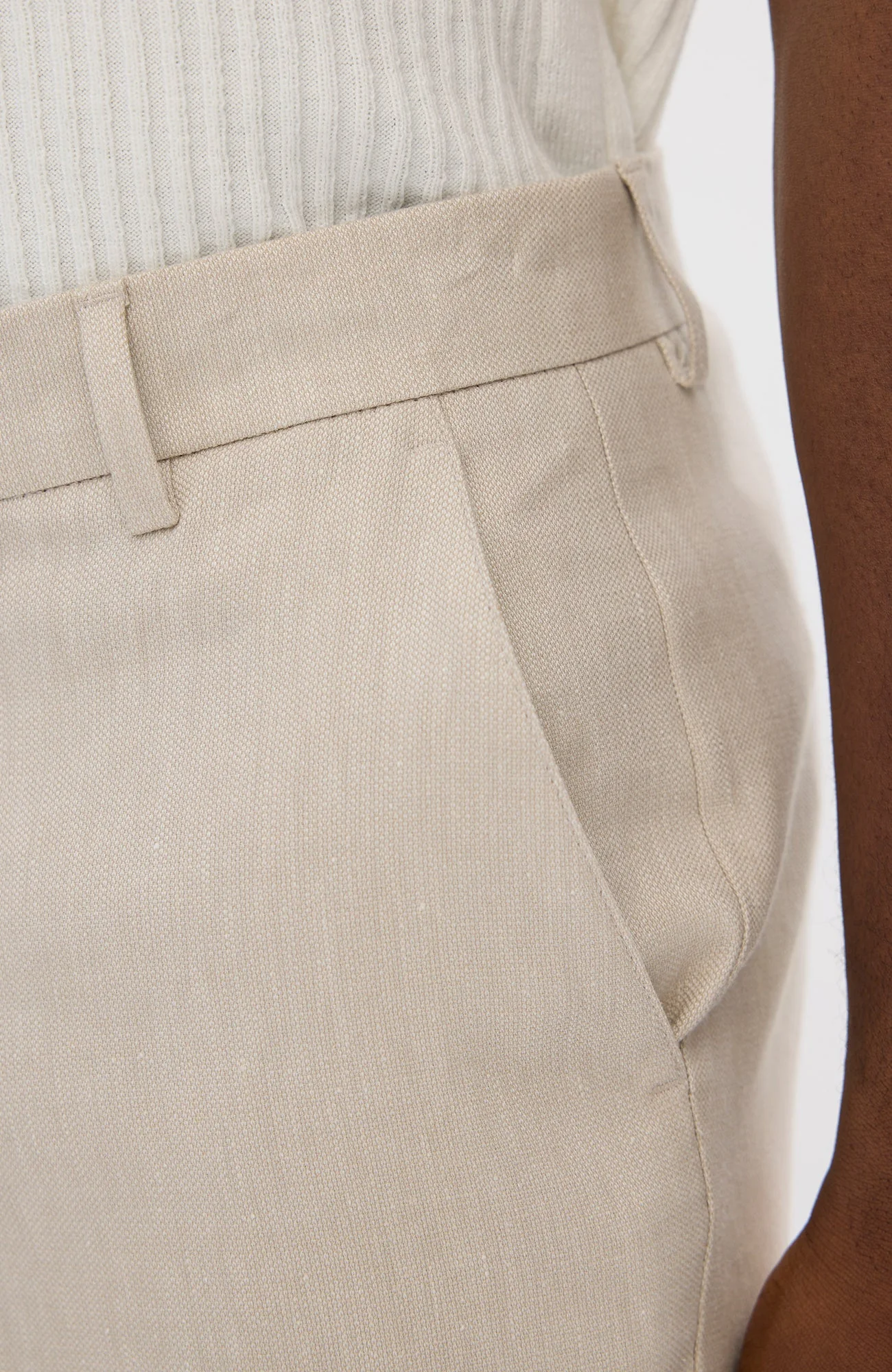 AlvinPL Shorts 769 Sand Linen - Image 6
