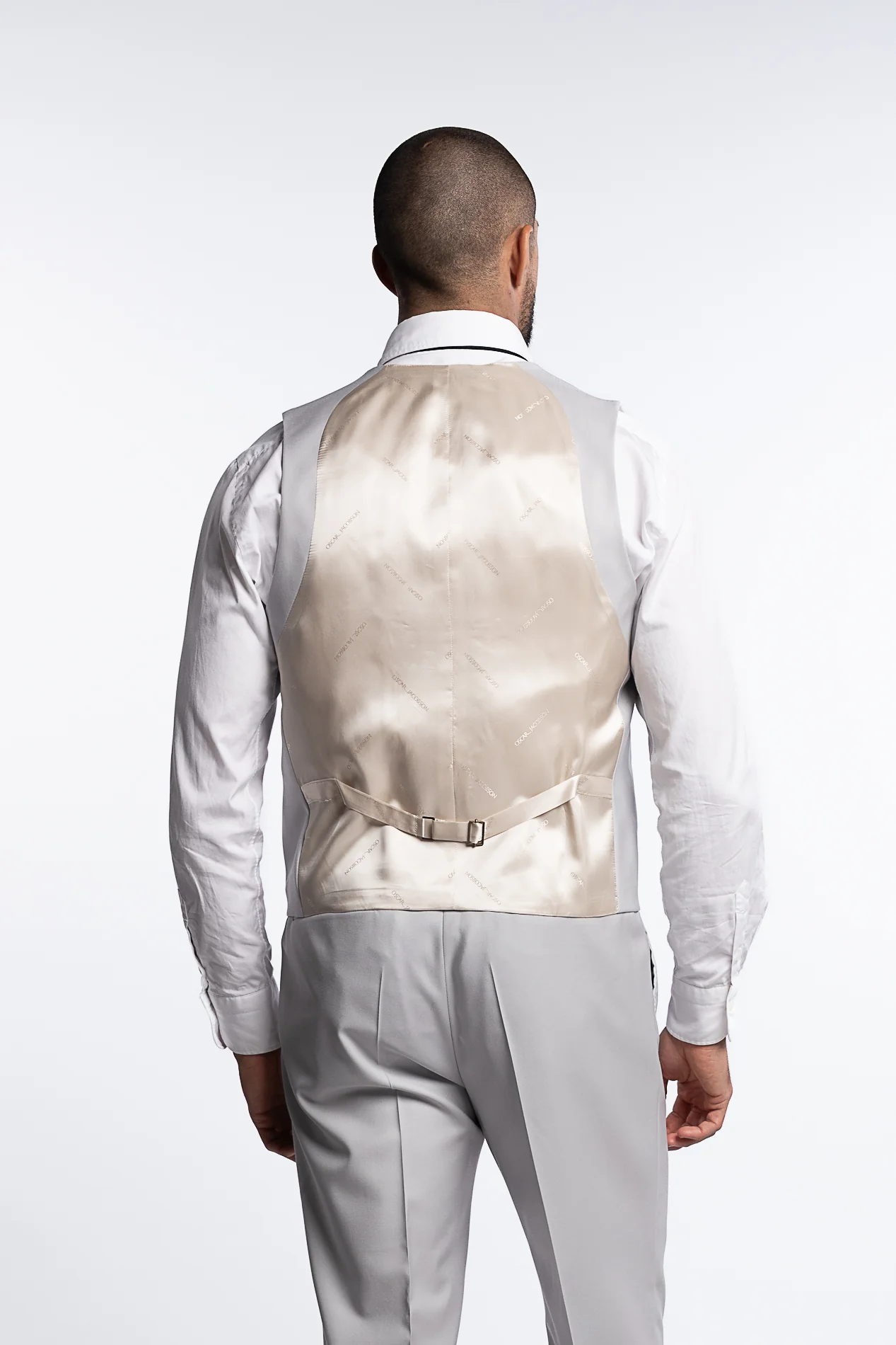 Camden Waistcoat Gravel Grey - Image 3