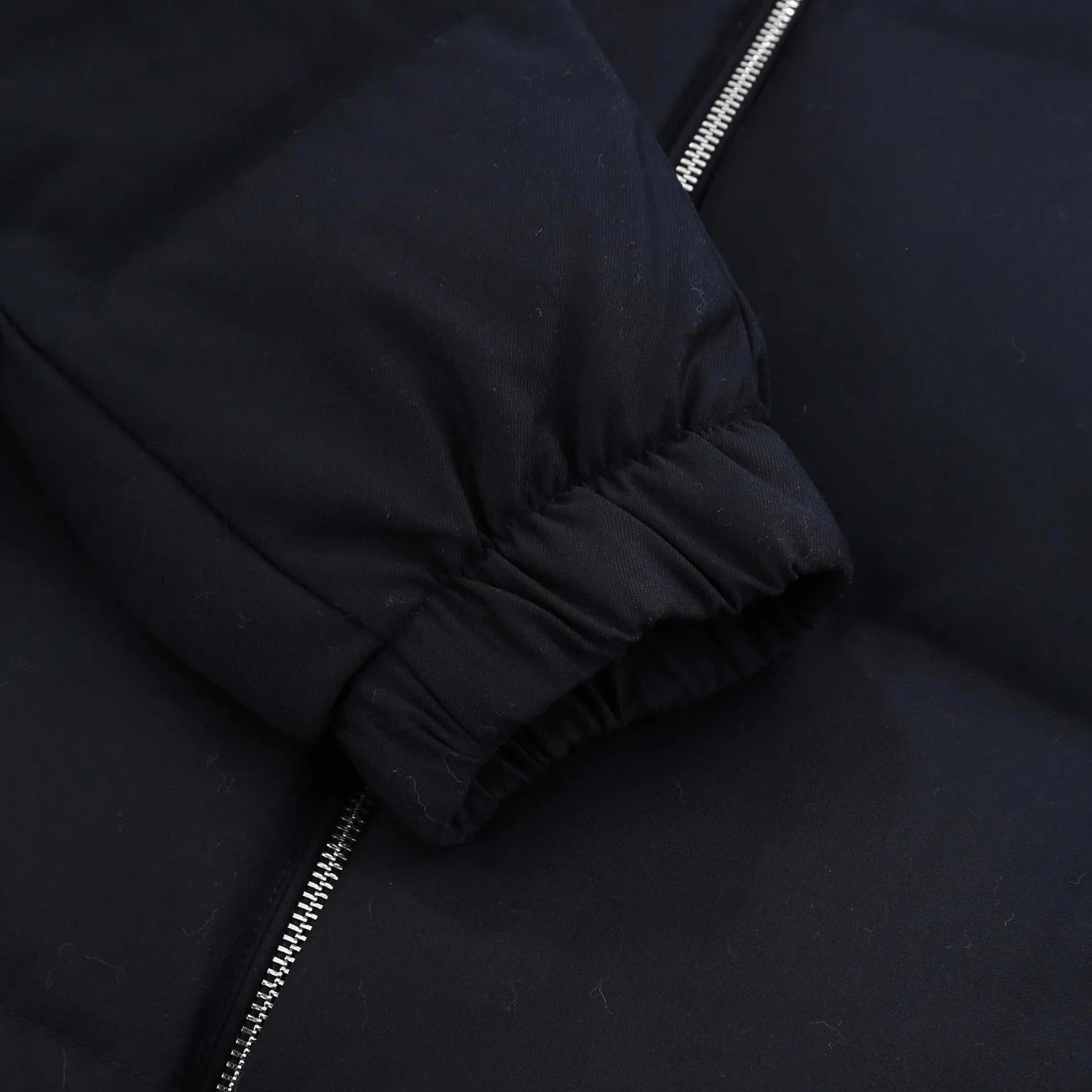 Hooded Down Jacket Navy - Image 5