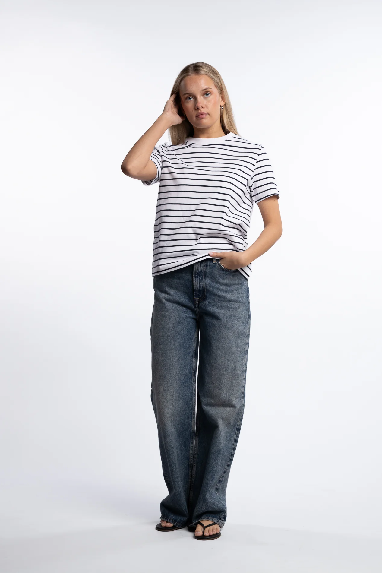 Camino T-shirt SS 6024- Salute Stripe - Image 3