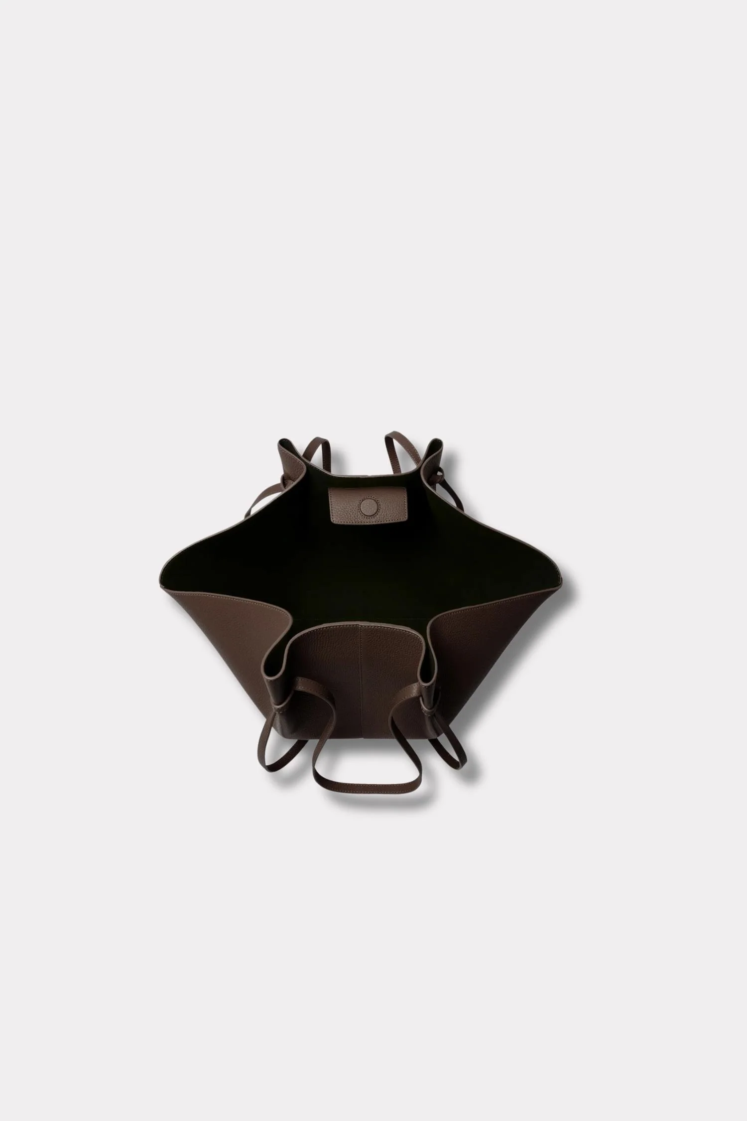 Large Mochi- Espresso Pebble Grained Leather - Image 5