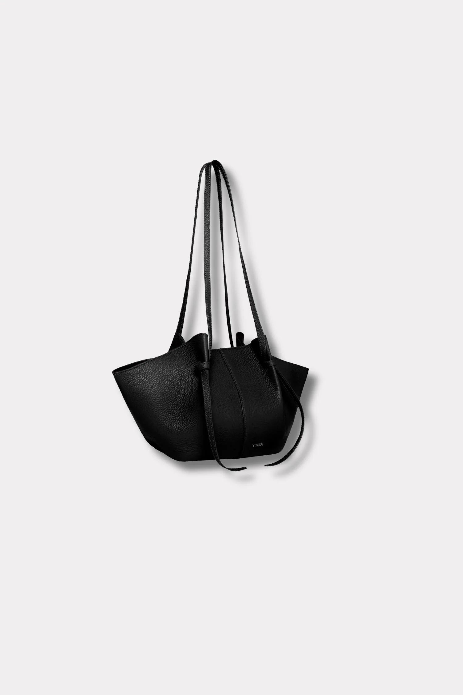 Mochi- Black Pebble Grained Leather - Image 2