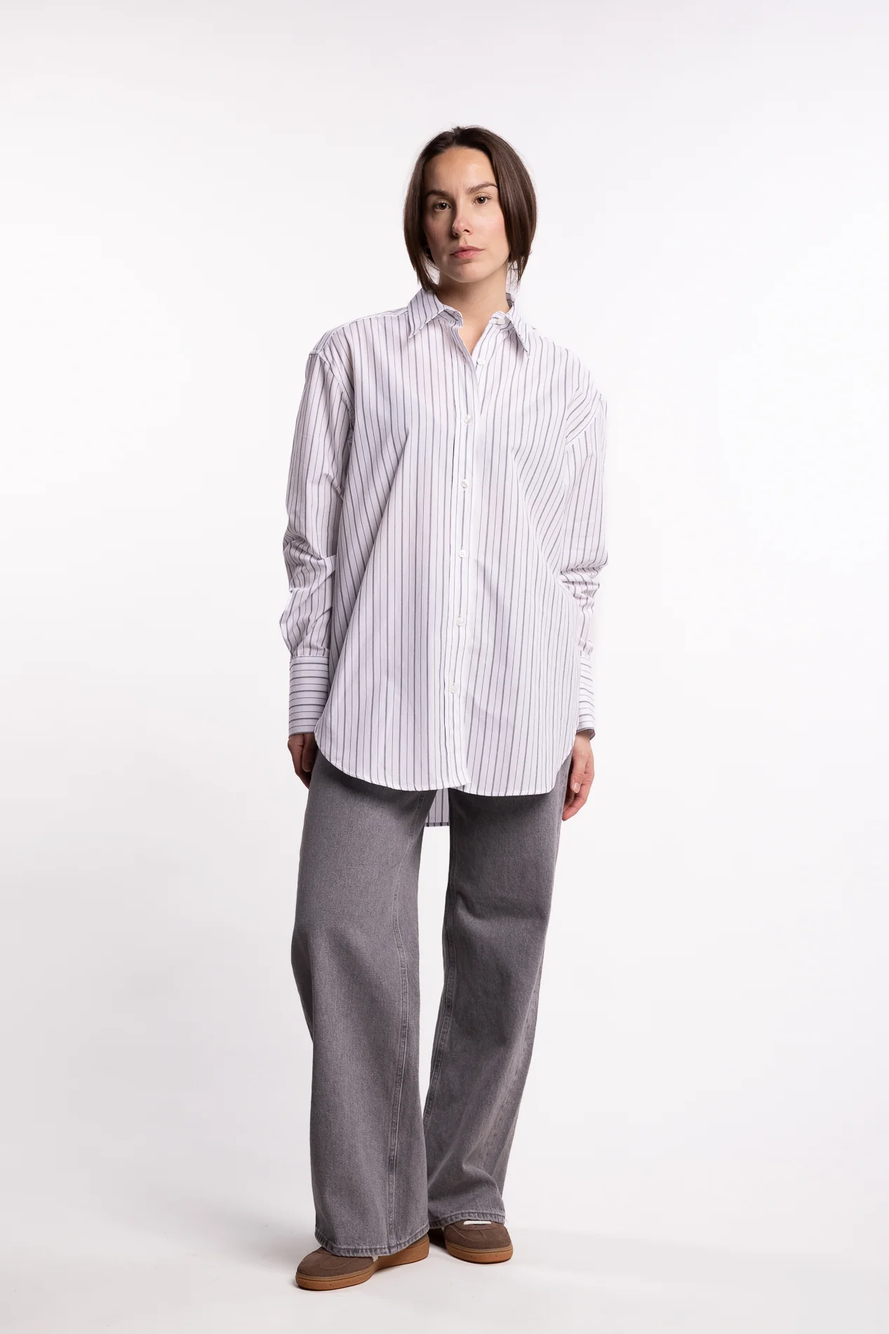 Salovas Shirt 13072 - White Stripe - Image 4