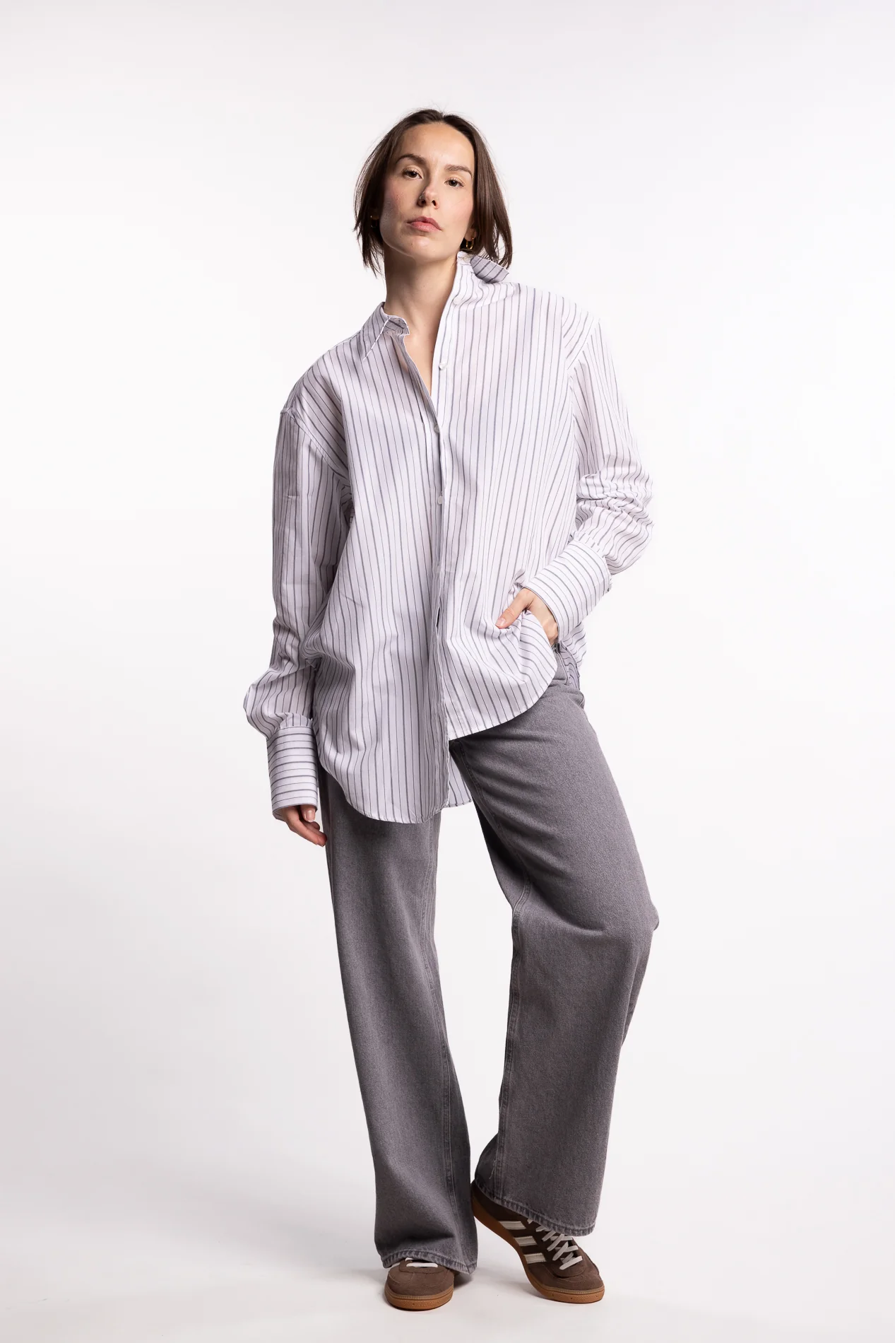 Salovas Shirt 13072 - White Stripe - Image 6