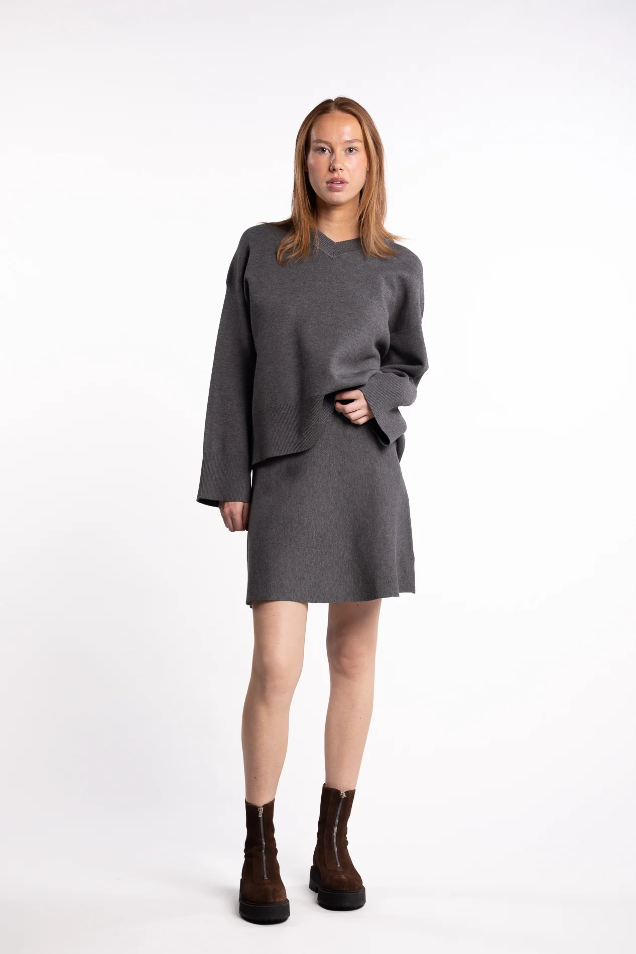 Salula skirt 15825 - Dark Grey - Image 4
