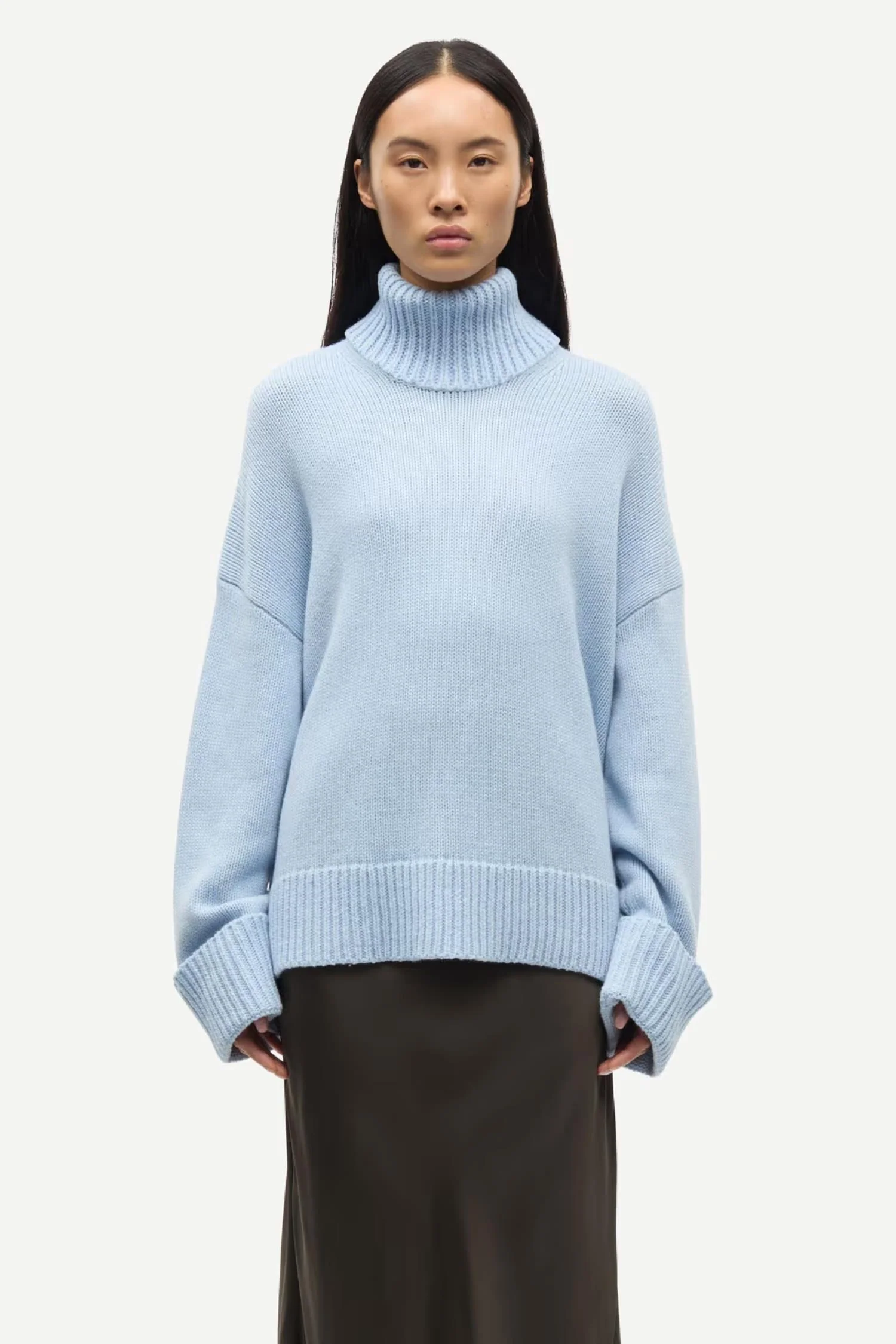 Sakeiku Turtleneck 11250- Cashmere blue - Image 2