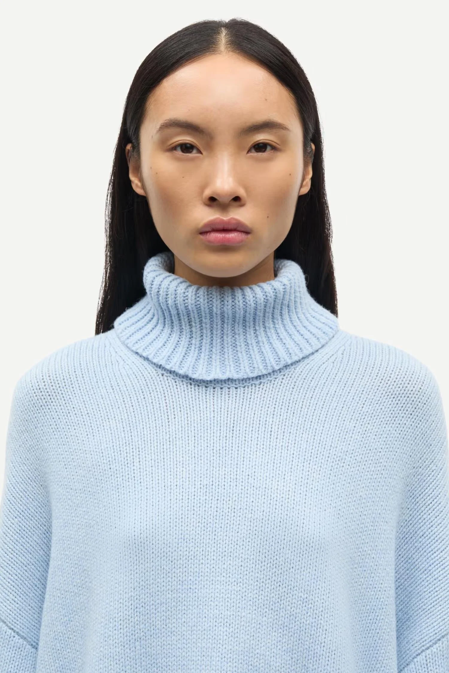 Sakeiku Turtleneck 11250- Cashmere blue - Image 3