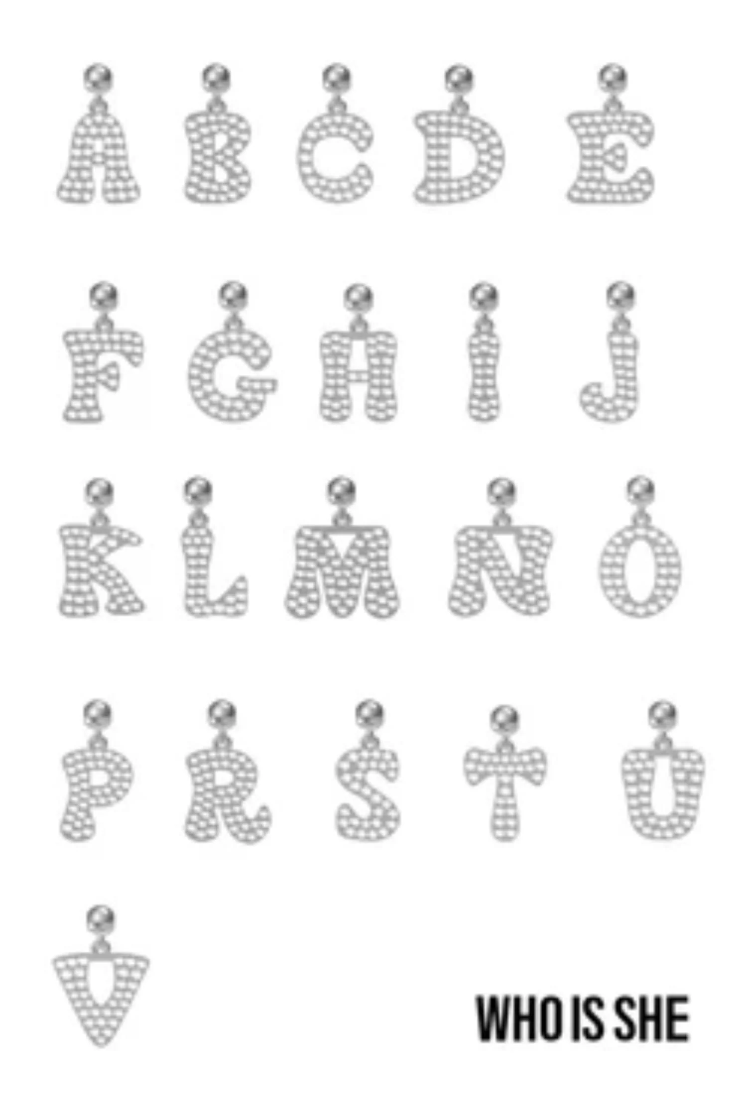 Letter Charm silver - Image 3