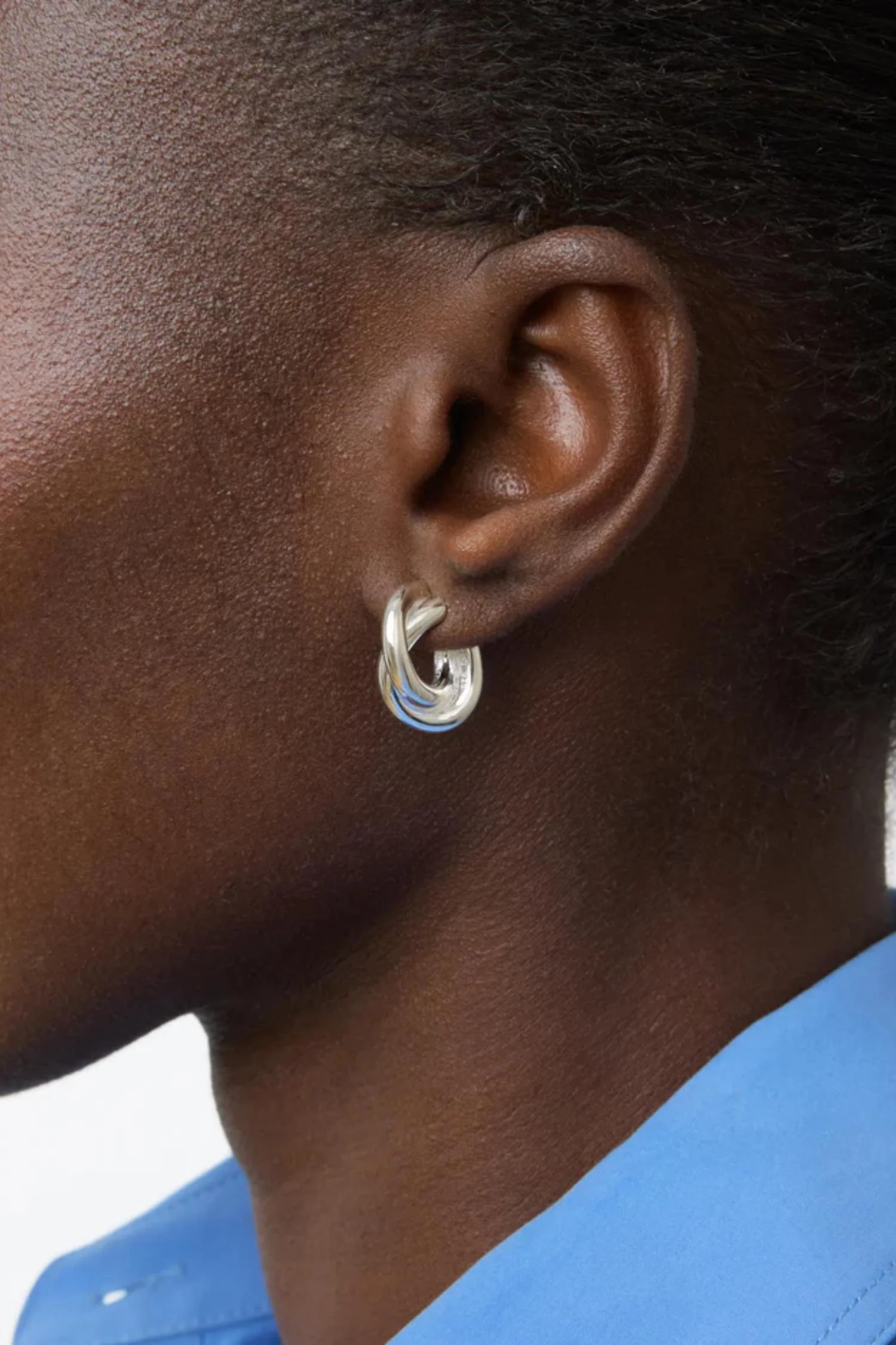 The Diana Earrings- Silver - Image 2