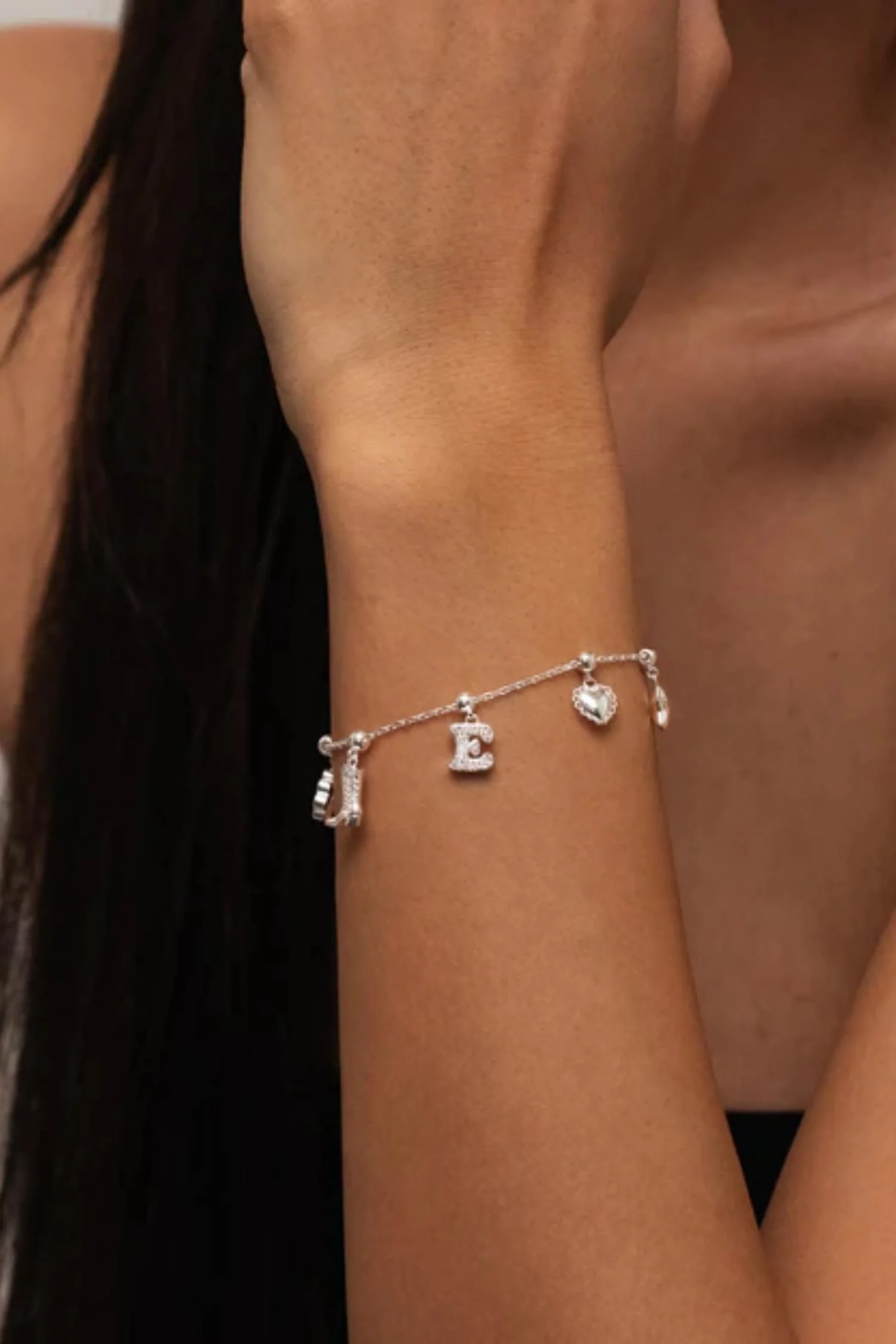 Charm bracelet silver -M/L - Image 2