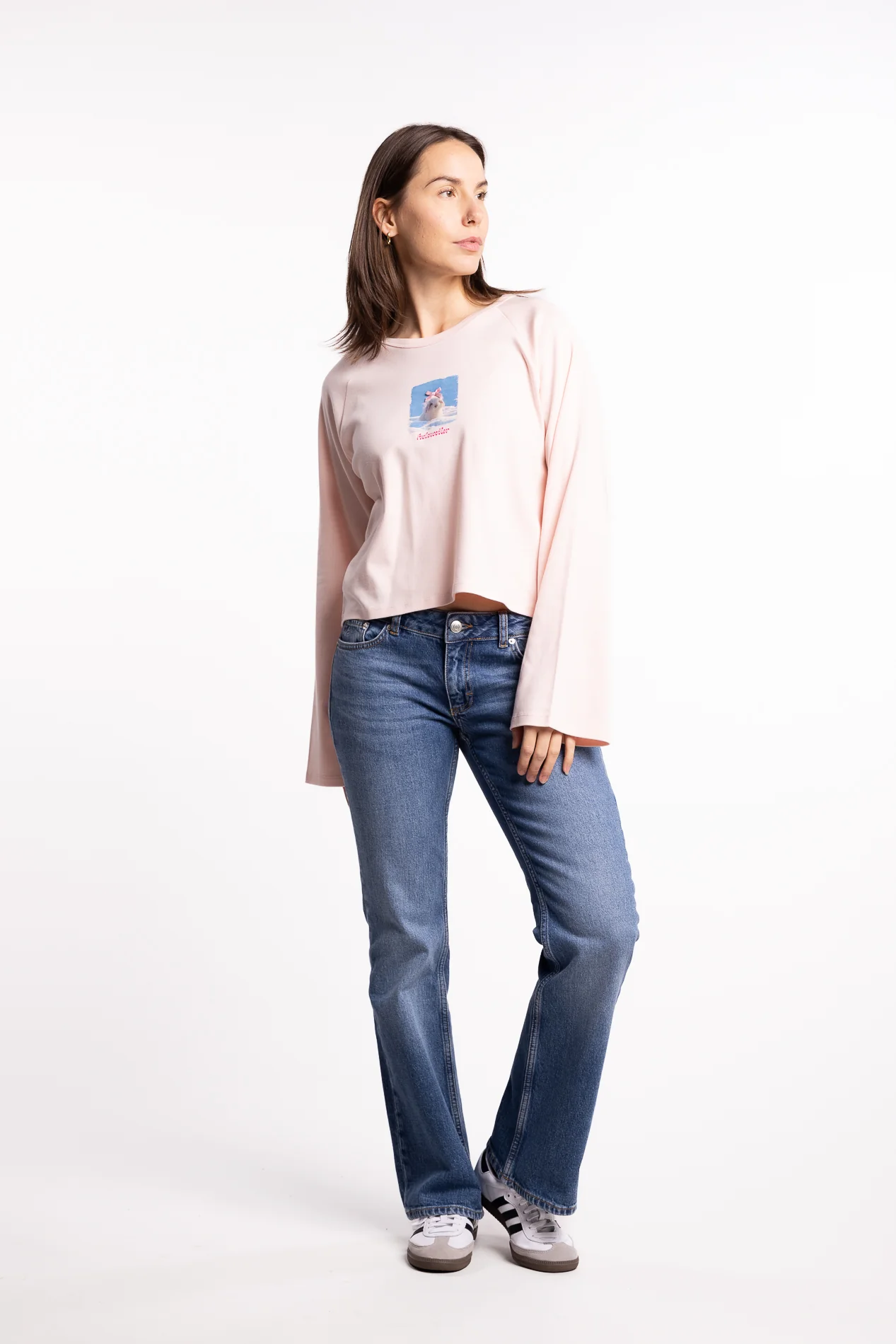 Kitty Long-Sleeve - Lt. Pink - Image 5