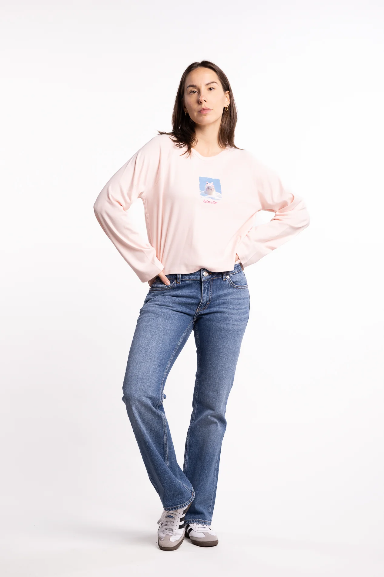 Kitty Long-Sleeve - Lt. Pink - Image 6