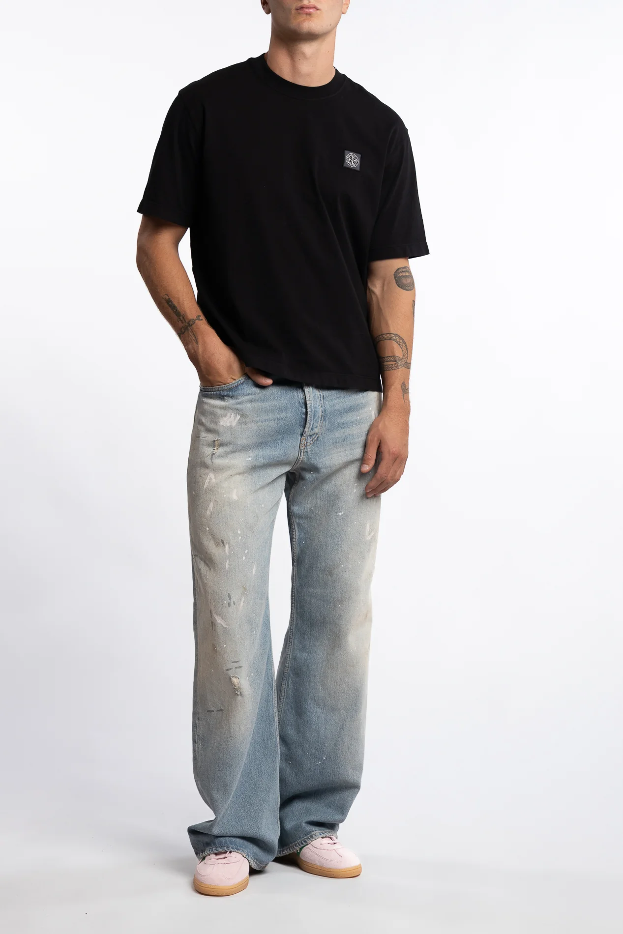 210025 Combed Organic Cotton Jersey Black - Image 10