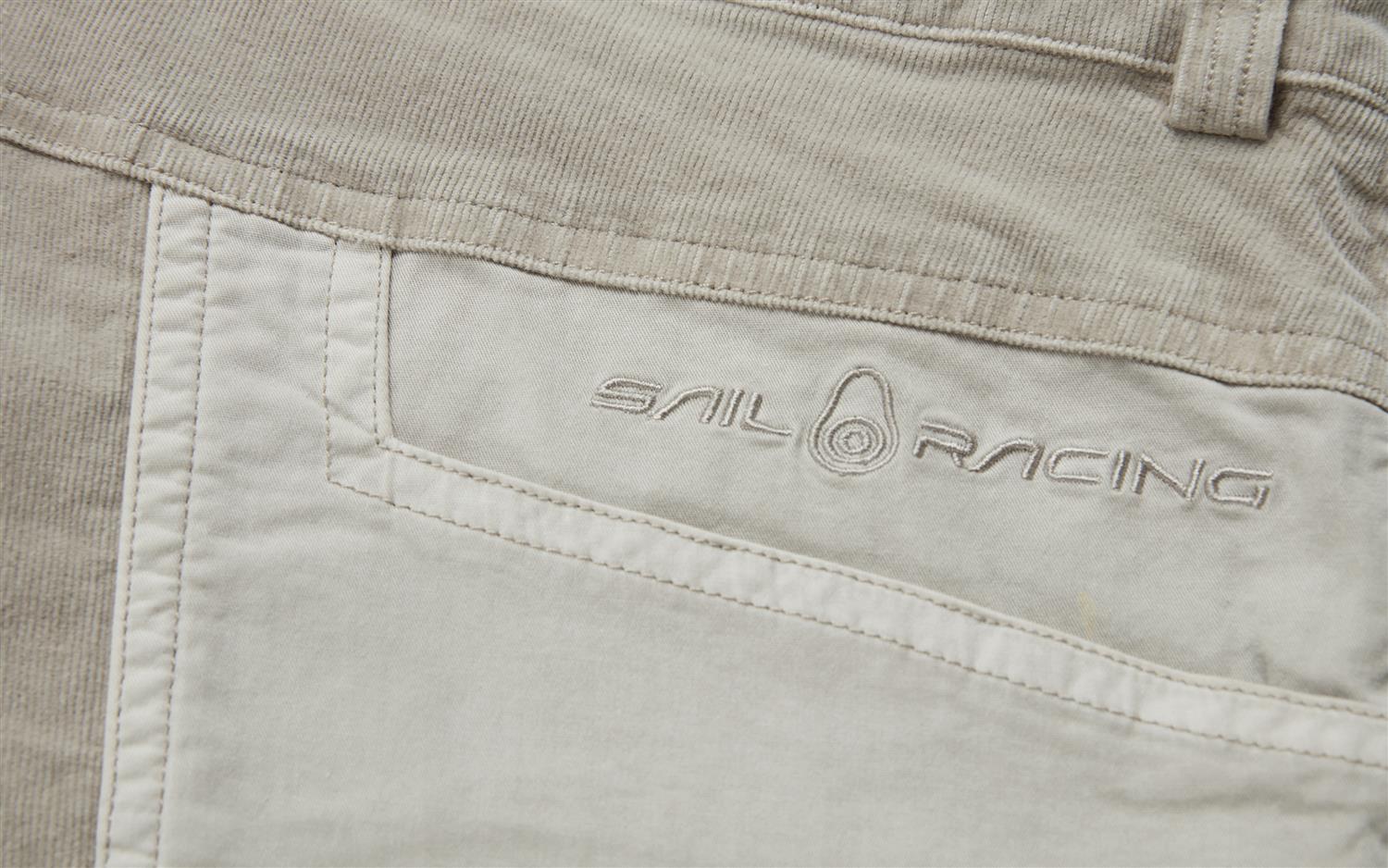 Blocked Corduroy Shorts Feather Gray - Image 4