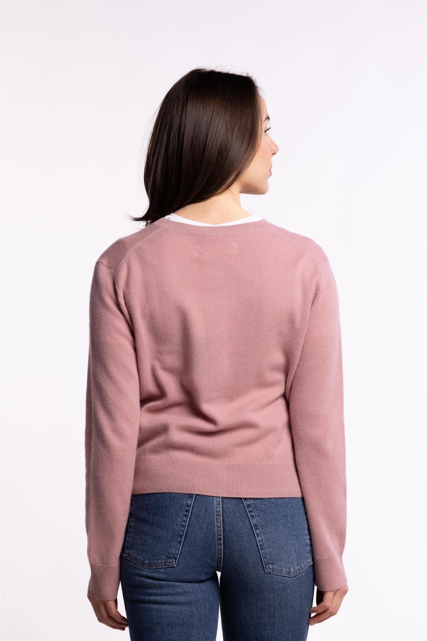 Saboston Cardigan 6304 - Orchid Haze Mel - Image 8