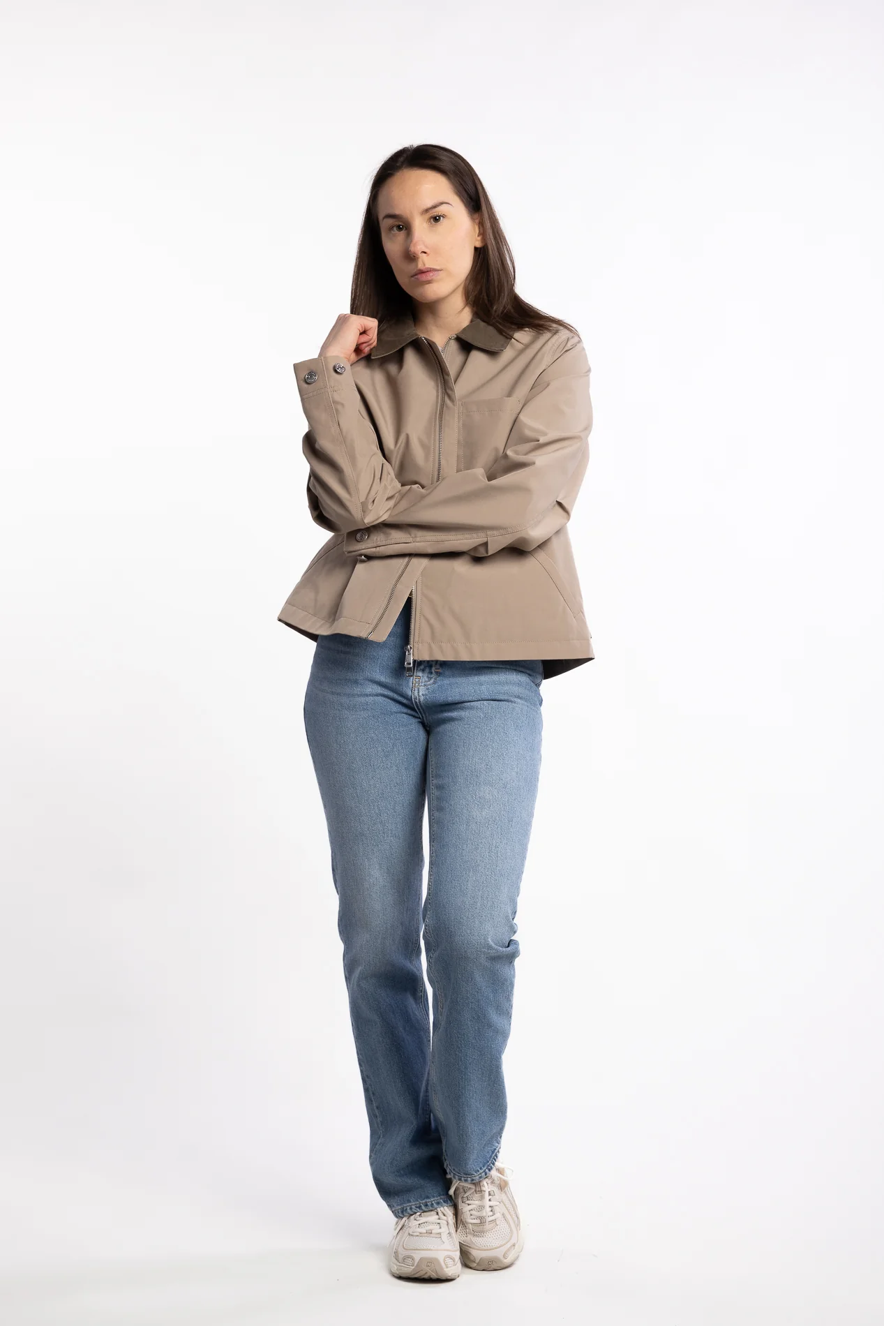 Sarobinson Jacket 14265 - Greige - Image 7