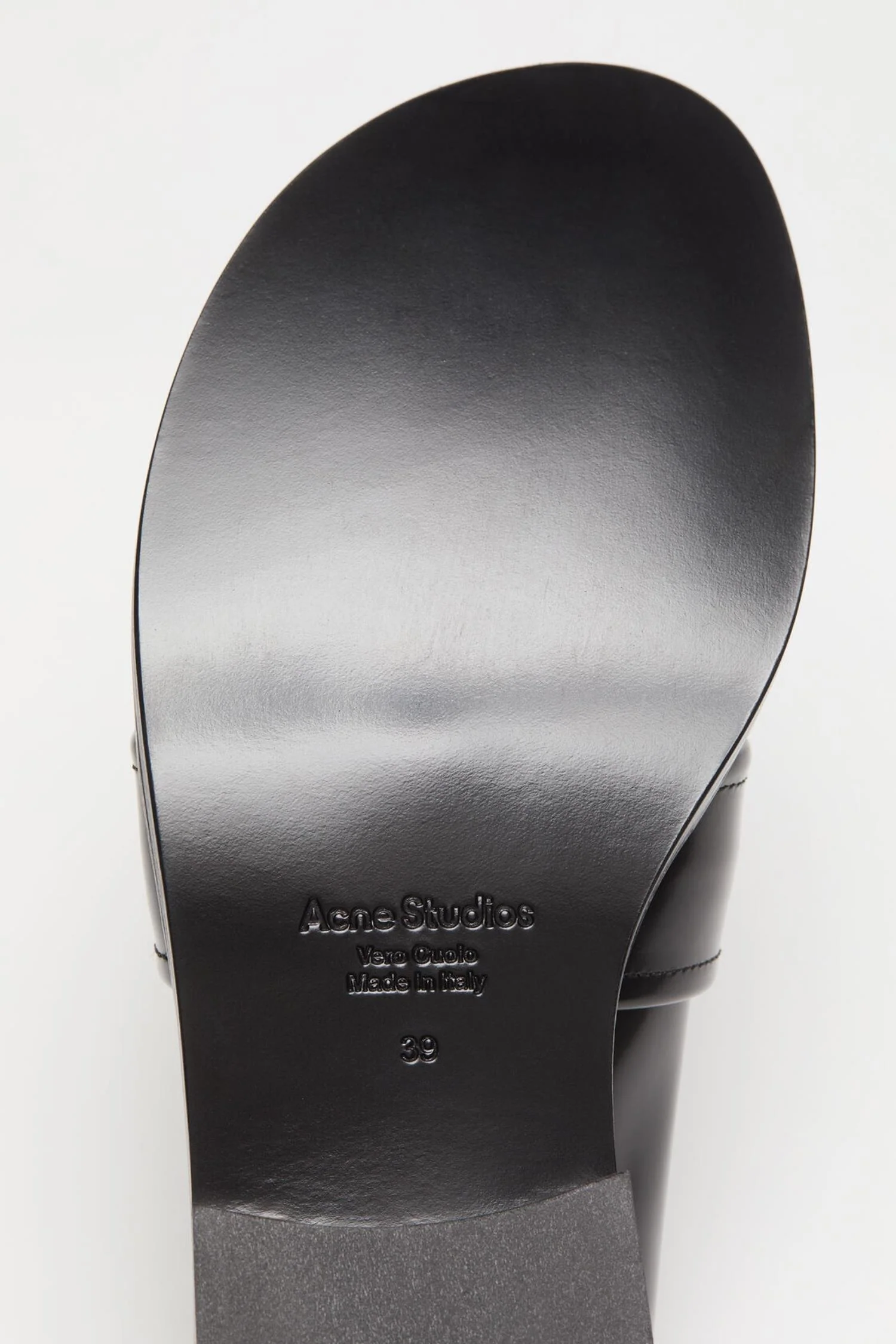 Leather Loafers- Black - Image 5