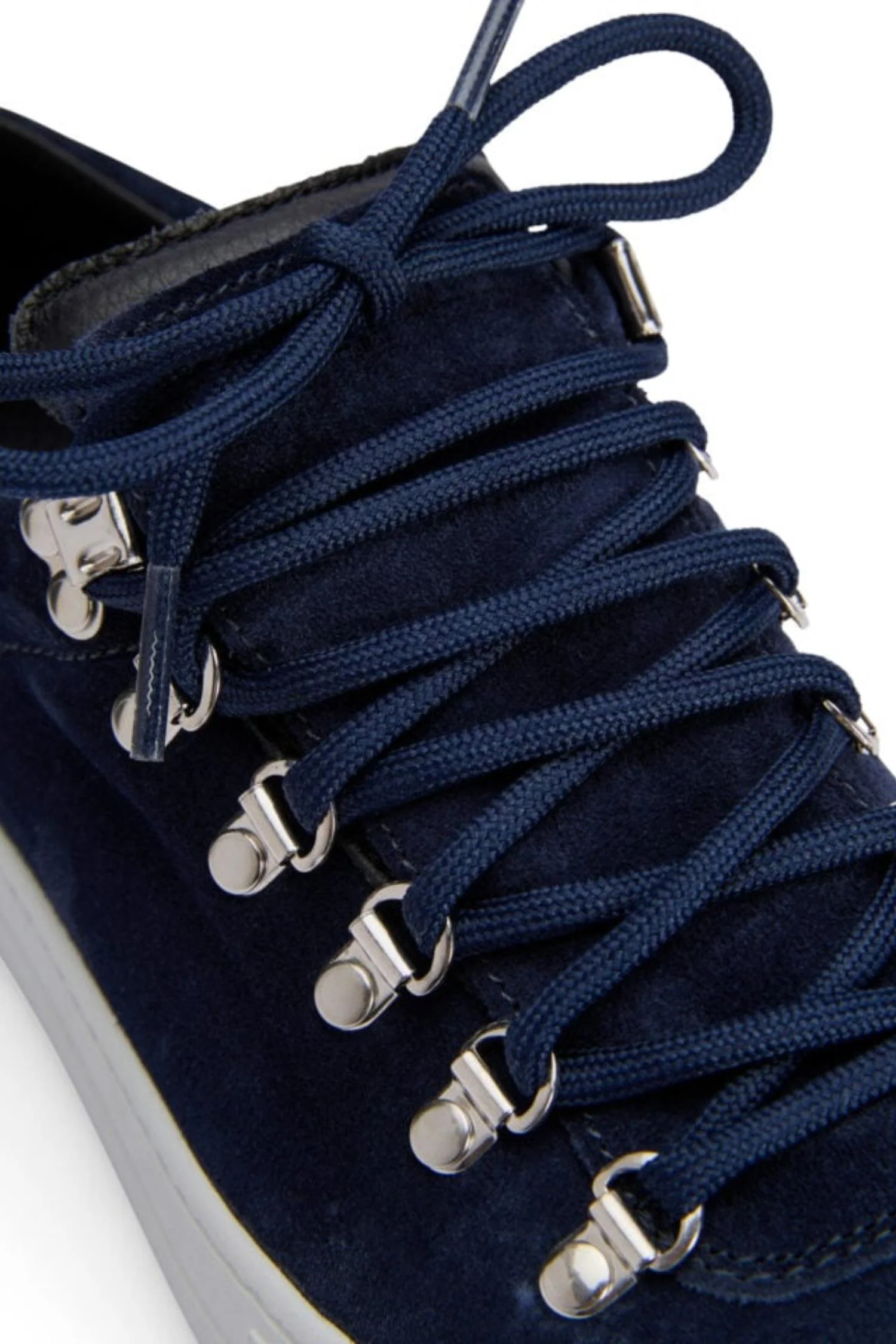 Women's Marostica Low Platform- Navy Suede - Image 3