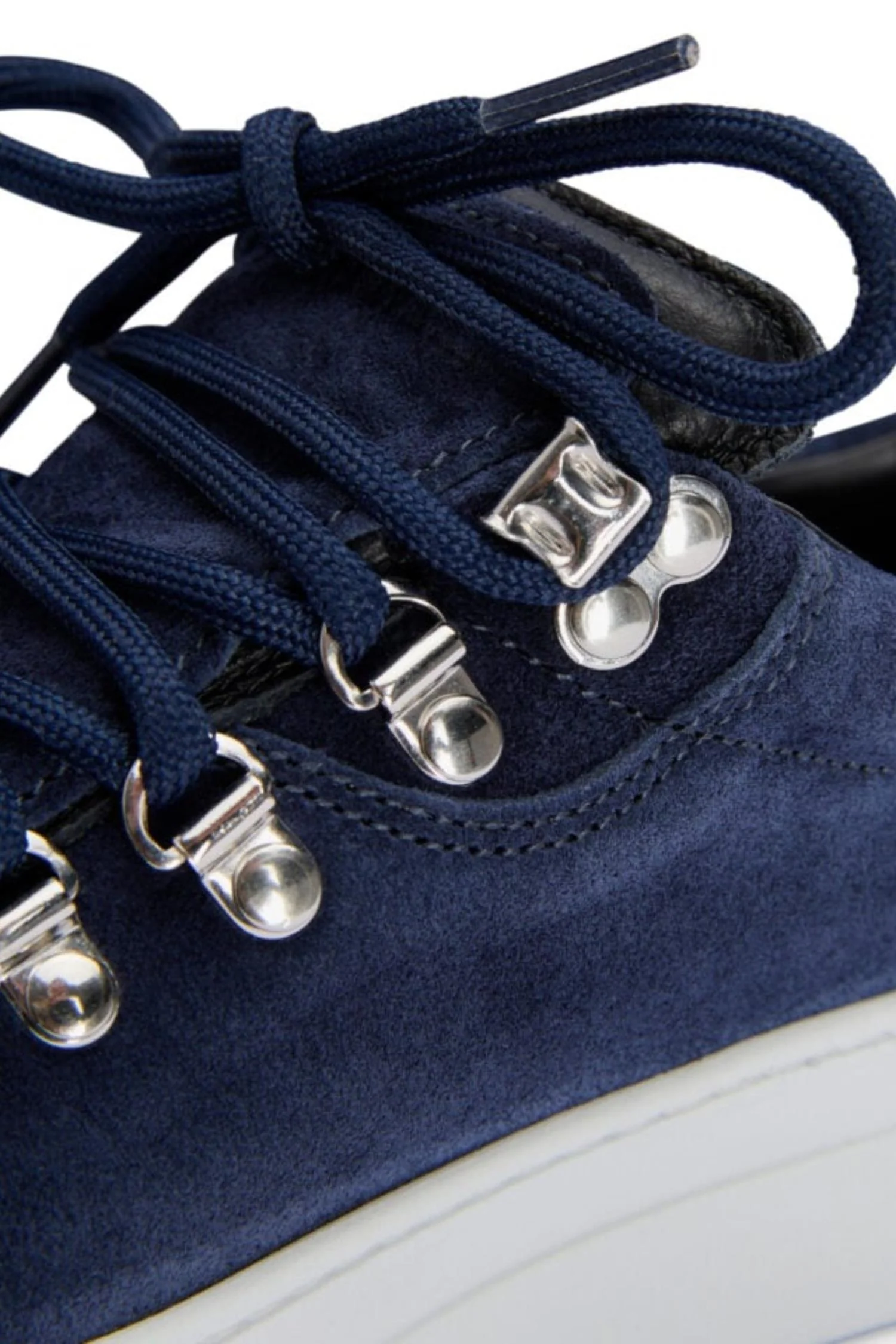 Women's Marostica Low Platform- Navy Suede - Image 4