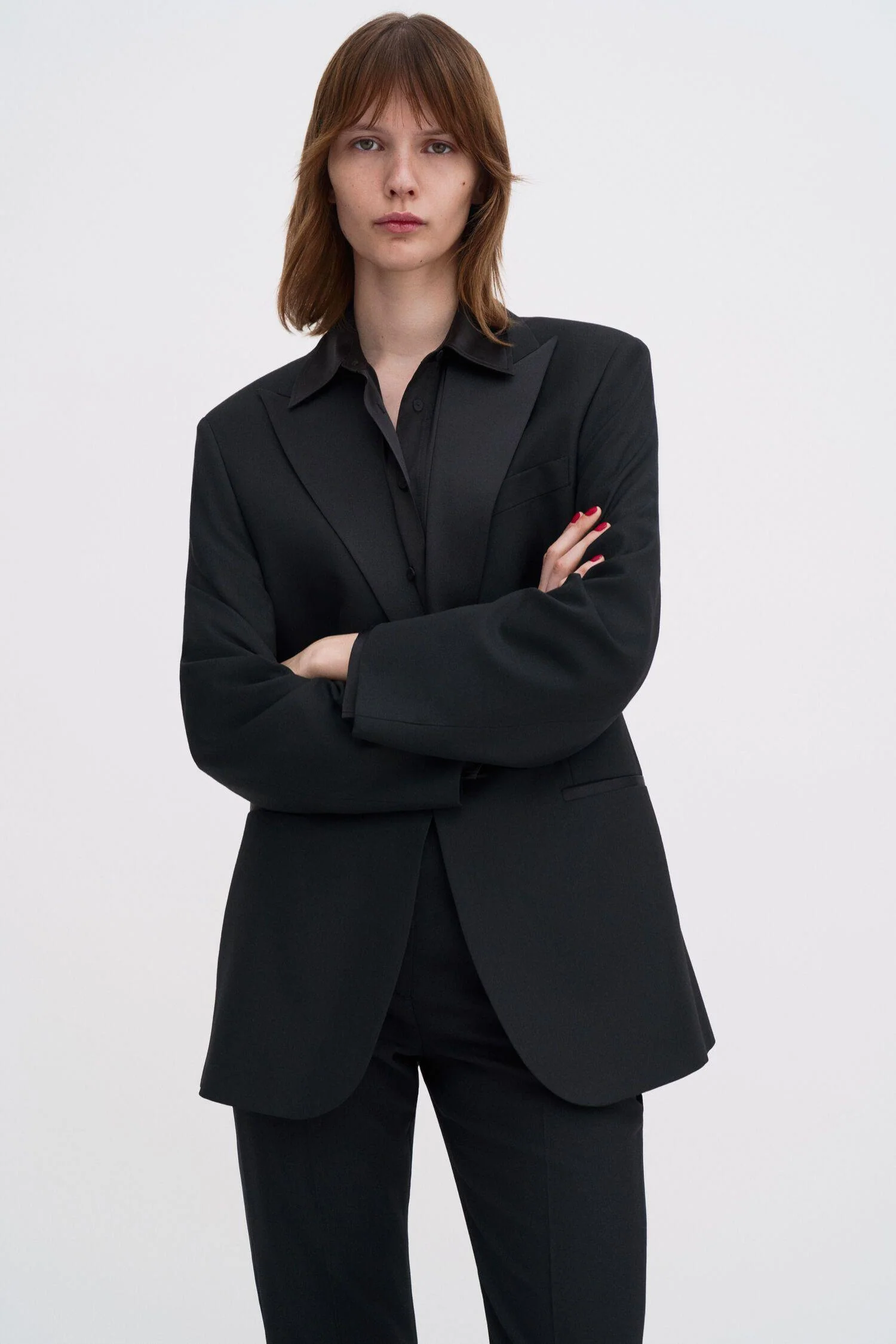 Hourglass Blazer- Black - Image 5