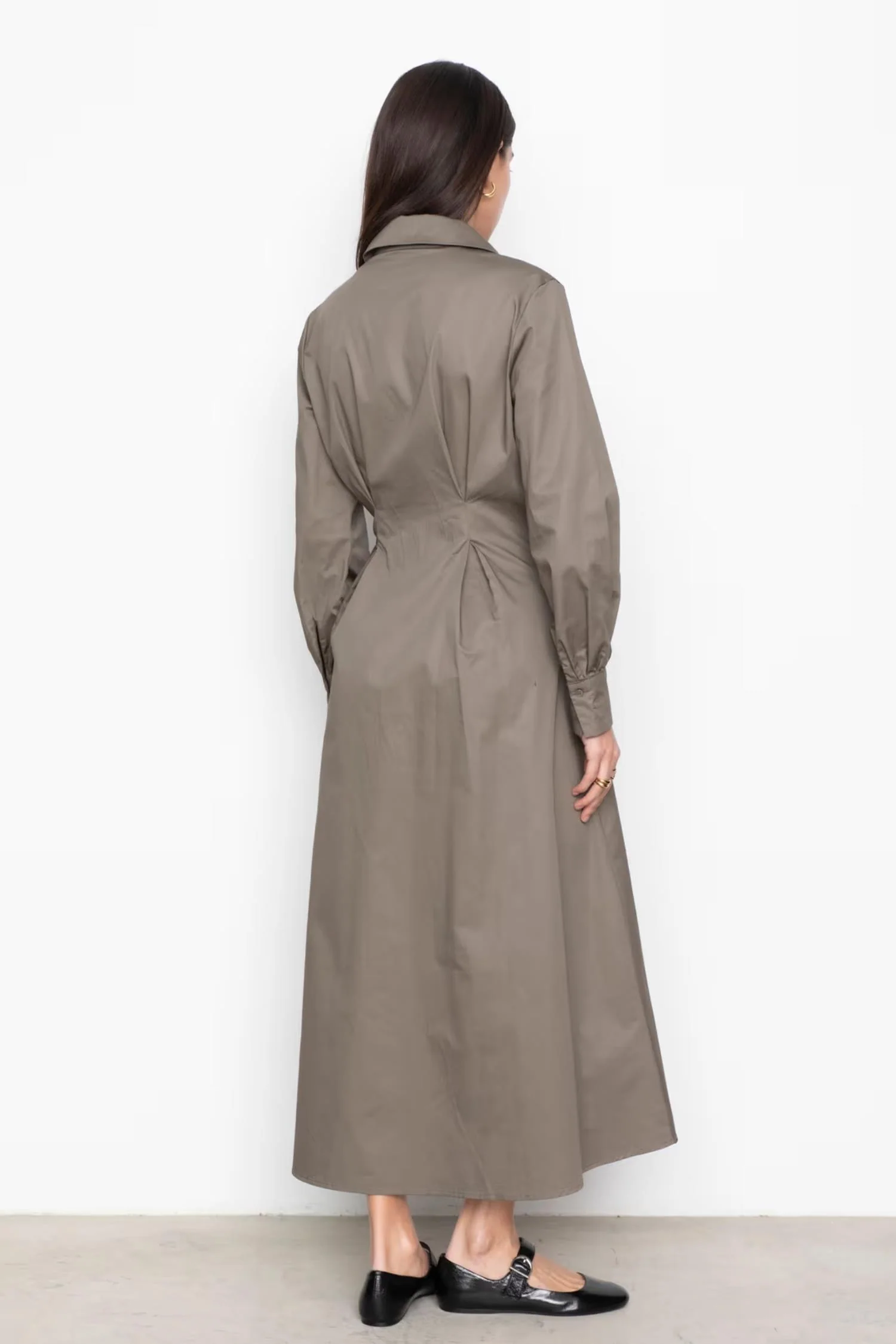 Leandra Dress- Army - Image 3