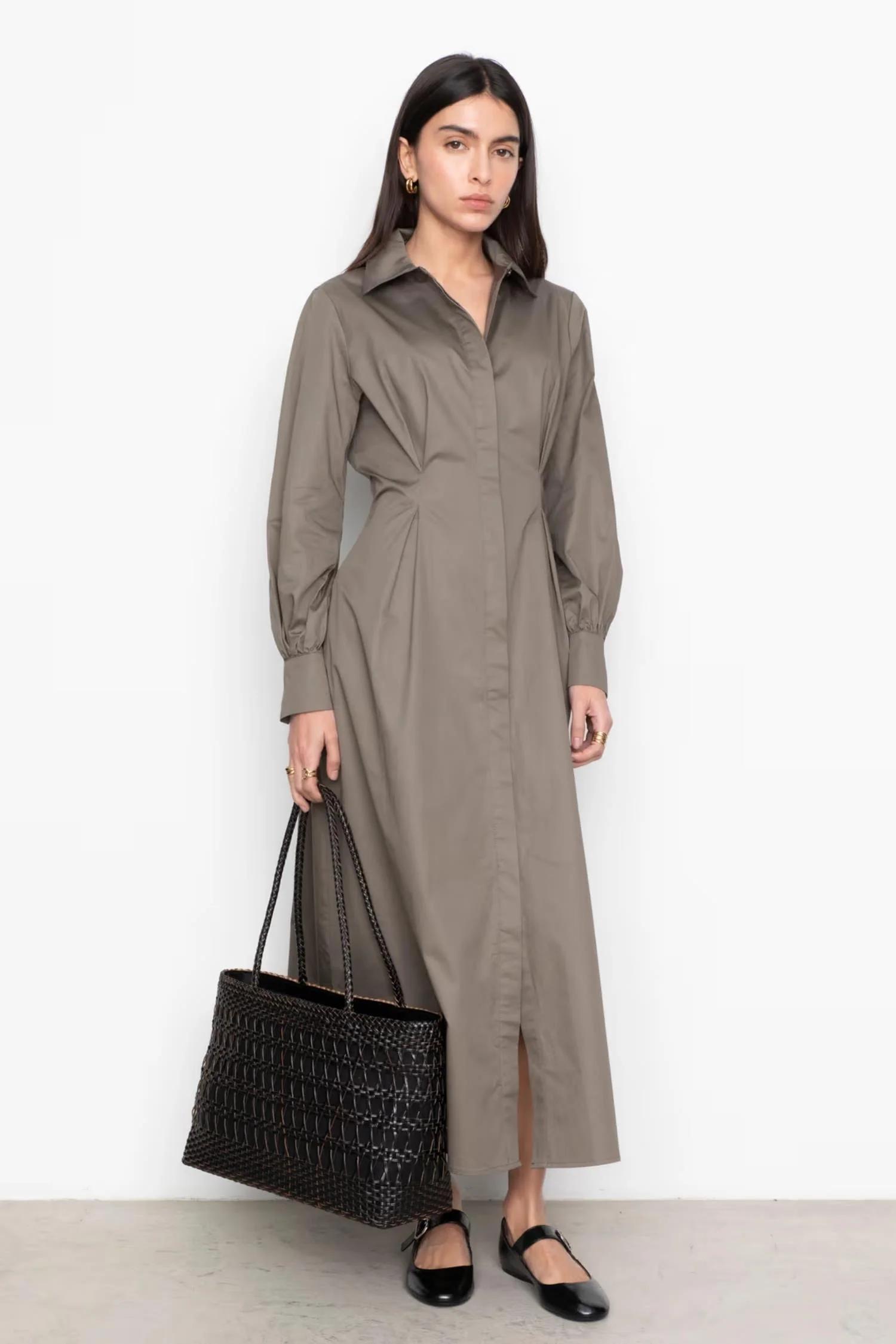 Leandra Dress- Army - Image 4