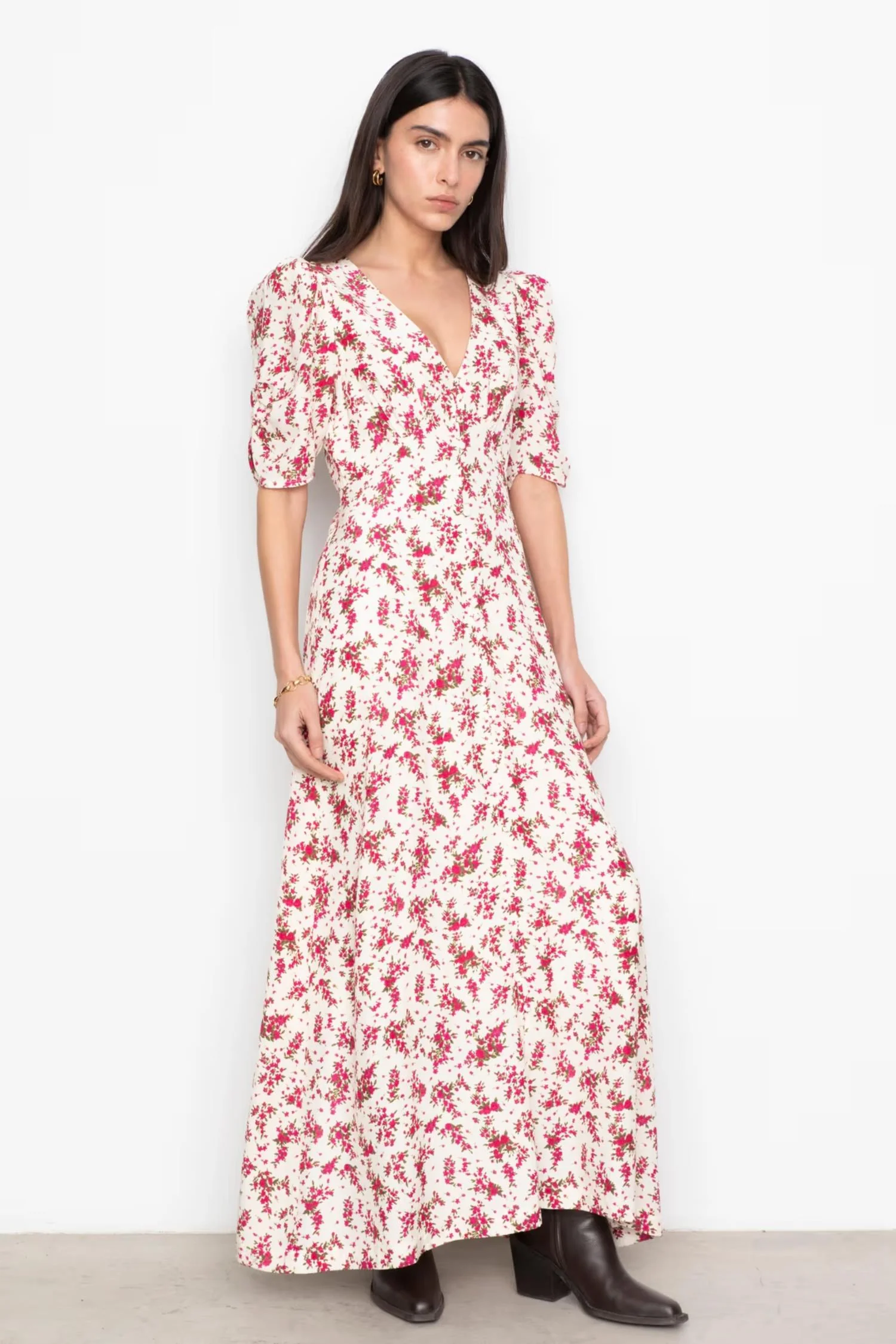 Aivy Dress- Berry print - Image 3